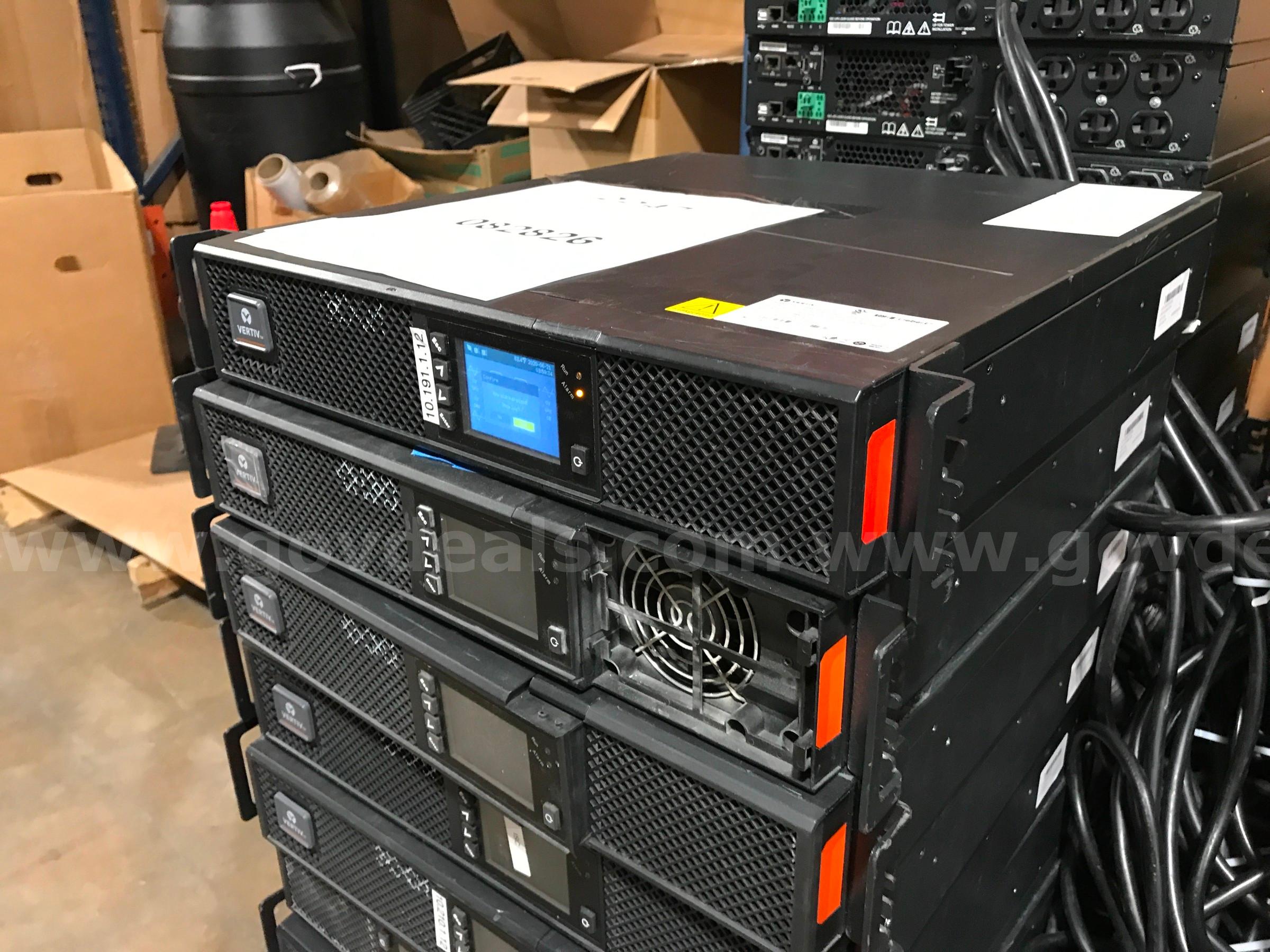 MIXED PALLET 0F APPROX. 29 VERTIV/LIEBERT UPS GXT5-EBC48VRT2U/ GXT5-2000LVRT2UXL/   Government Surplus Auction - Photo #2