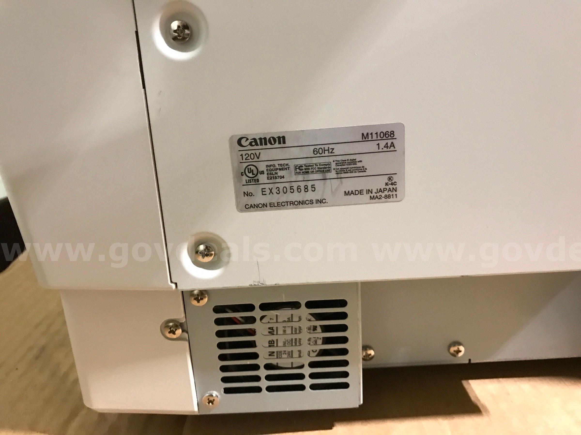 Canon imageFORMULA DR-9050C Document Duplex Pass-Through Scanner Canon 9050C Government Surplus Auction - Photo #6