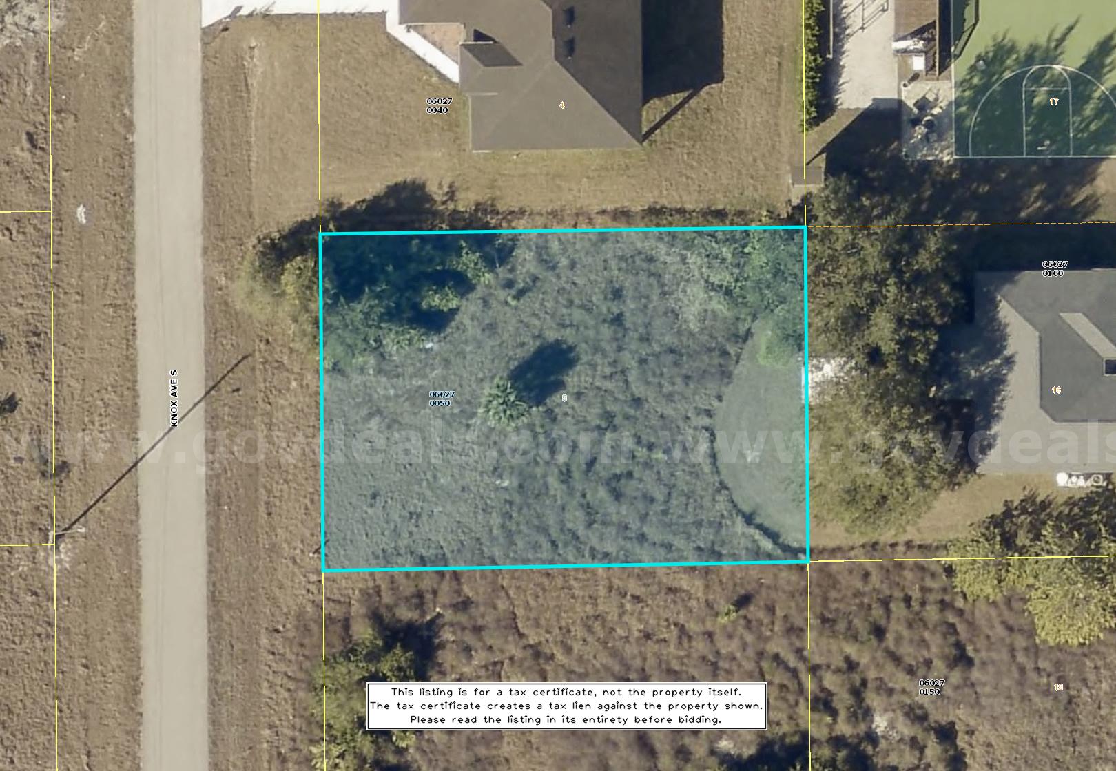 Matured Tax Lien Certificate #2423915 - Lehigh Acres, Lee County, FL - No reserve.   Government Surplus Auction - Primary Photo