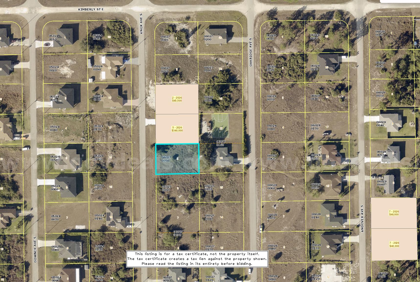 Matured Tax Lien Certificate #2423915 - Lehigh Acres, Lee County, FL - No reserve.   Government Surplus Auction - Photo #3