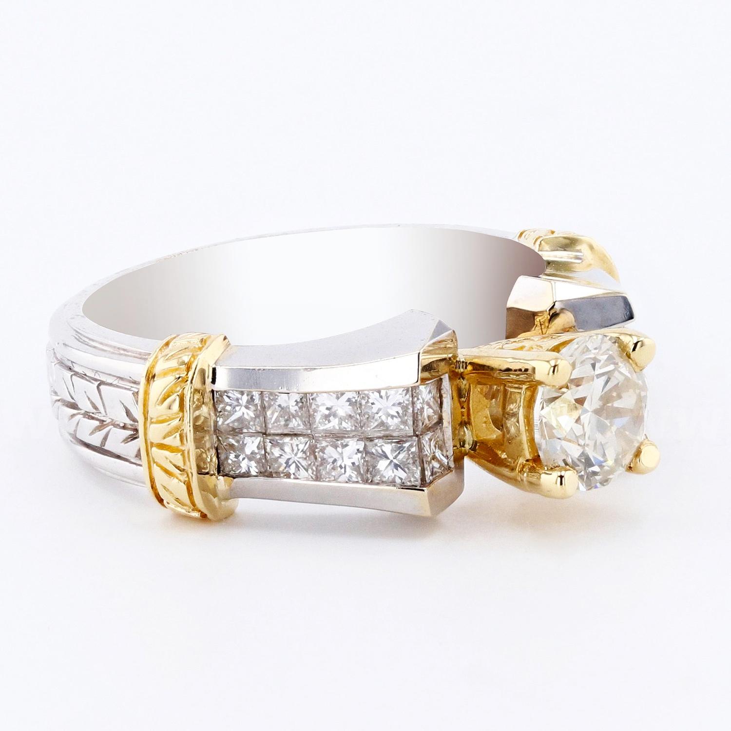 18K GOLD DIAMOND RING