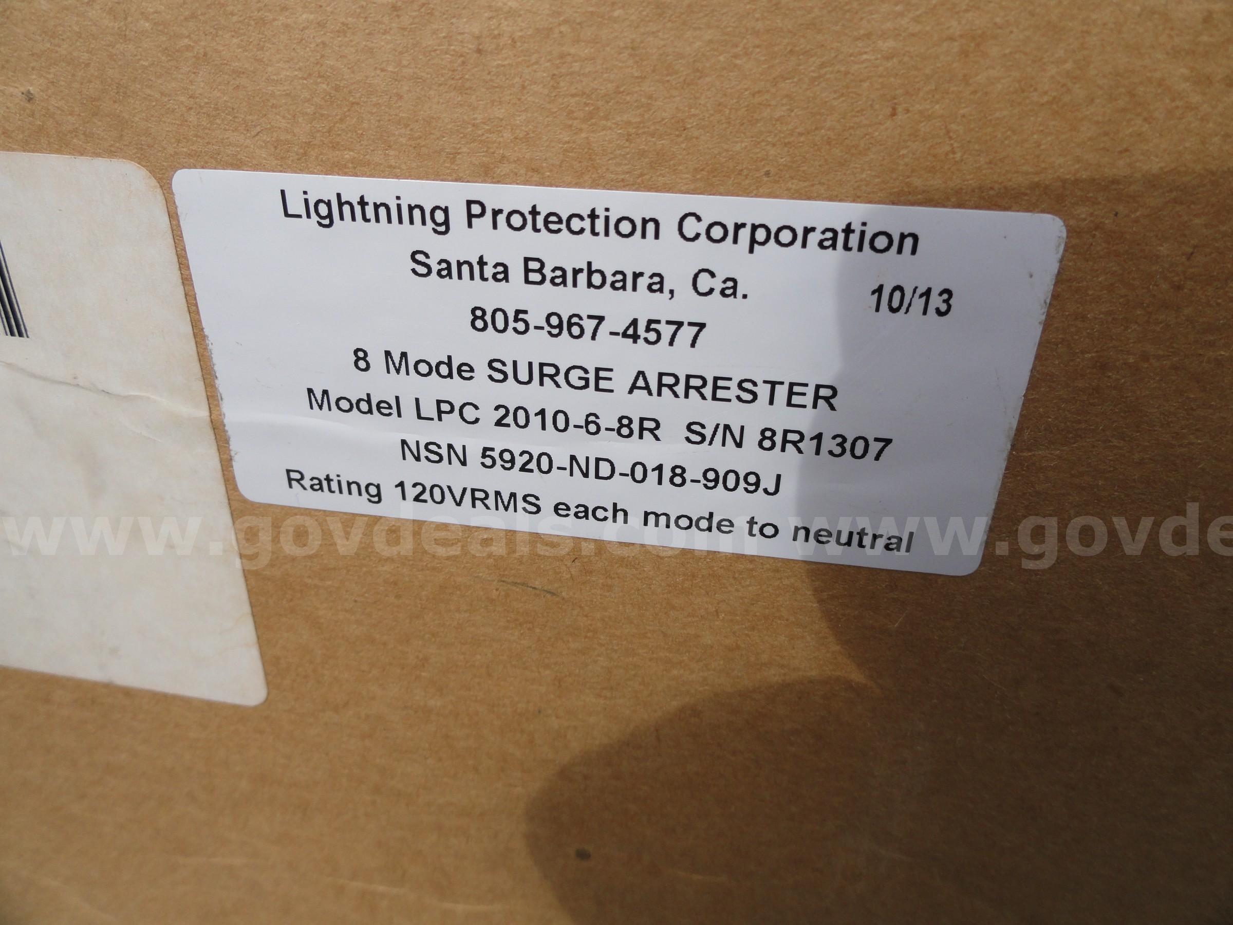 8 Mode SURGE ARRESTER   Government Surplus Auction - Photo #6