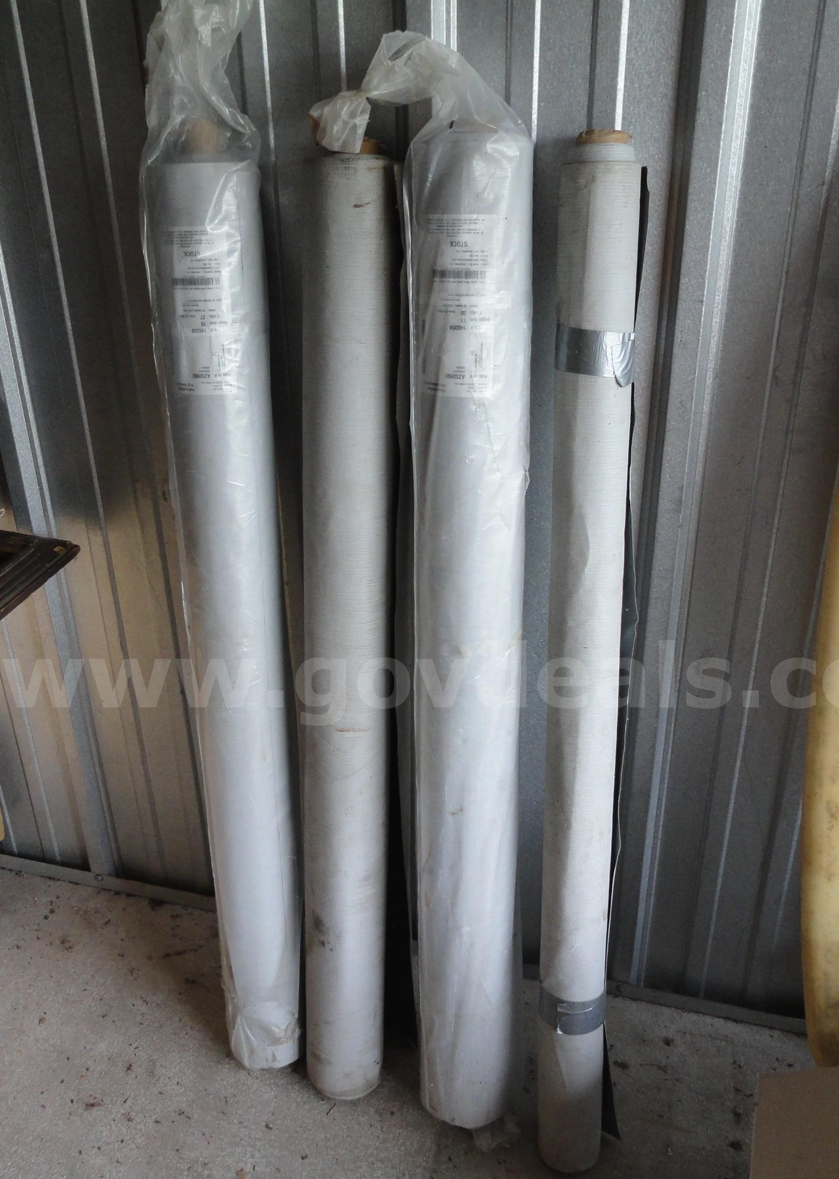 Vinyl wallcovering with Osnaburg fabric backing   Government Surplus Auction - Primary Photo