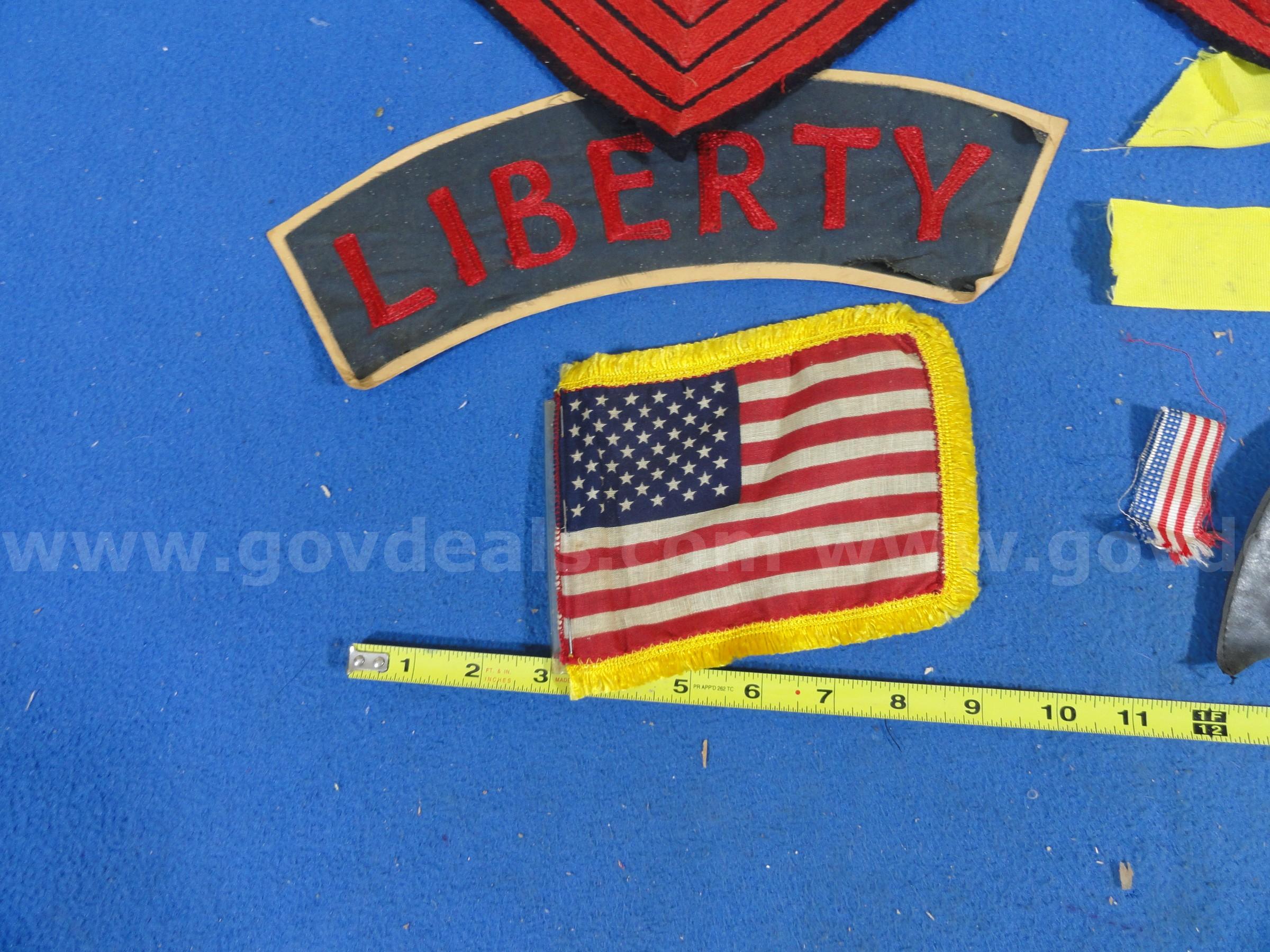 Lot of 10 - Vintage U.S. Military & Civil Defense Patches & Insignia | MP, Liberty, DDC NJ   Government Surplus Auction - Photo #5