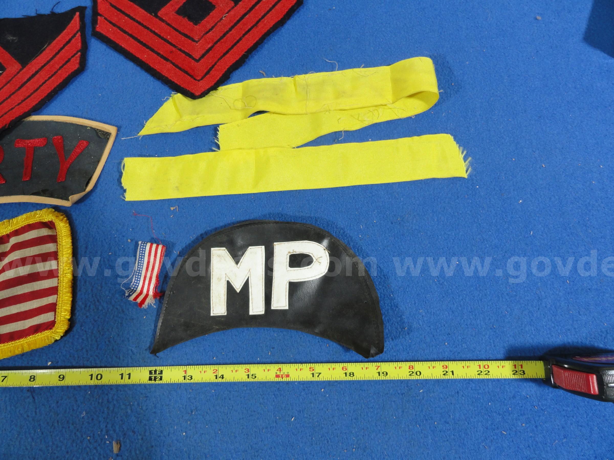 Lot of 10 - Vintage U.S. Military & Civil Defense Patches & Insignia | MP, Liberty, DDC NJ   Government Surplus Auction - Photo #6