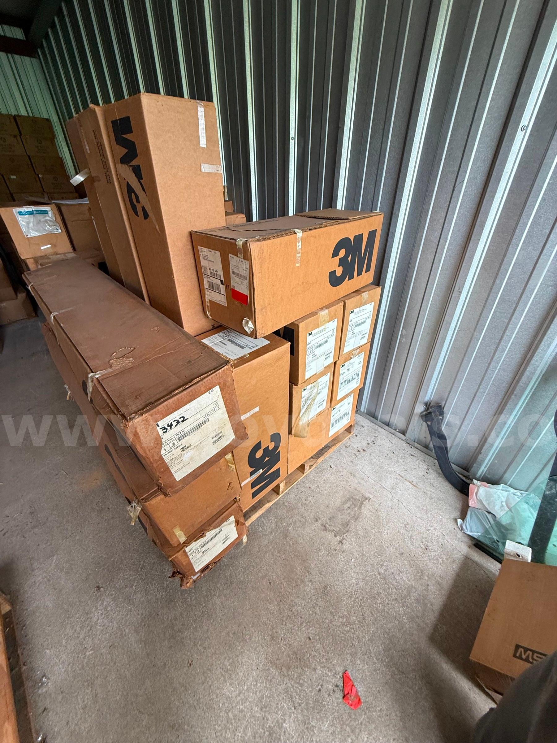 TWO PALLETS 3M High Intensity Reflective Sheeting Tape   Government Surplus Auction - Photo #6