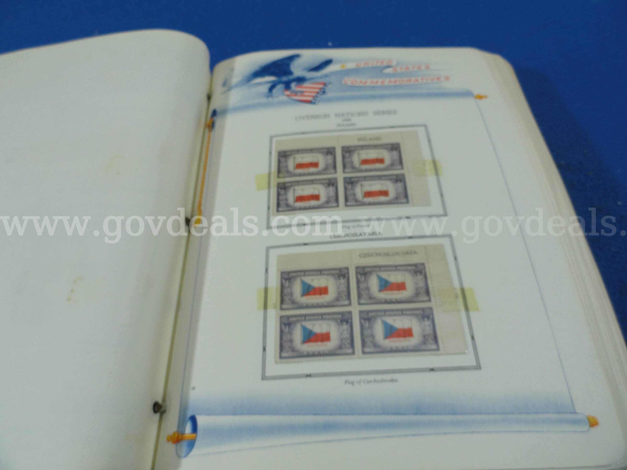 Vintage White Ace US Commemorative Stamp Album ~98 Pages ~780 Stamps Historical Collection  780 Government Surplus Auction - Photo #5