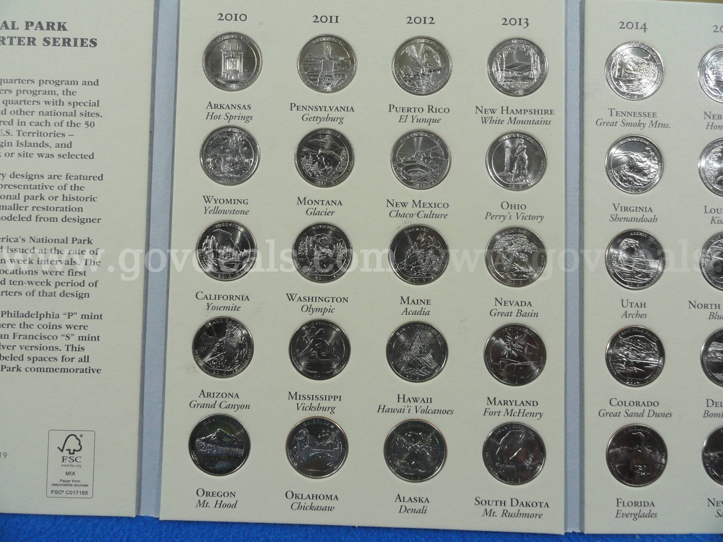 Lot of 456 Uncirculated Washington Quarters  456 Government Surplus Auction - Photo #3