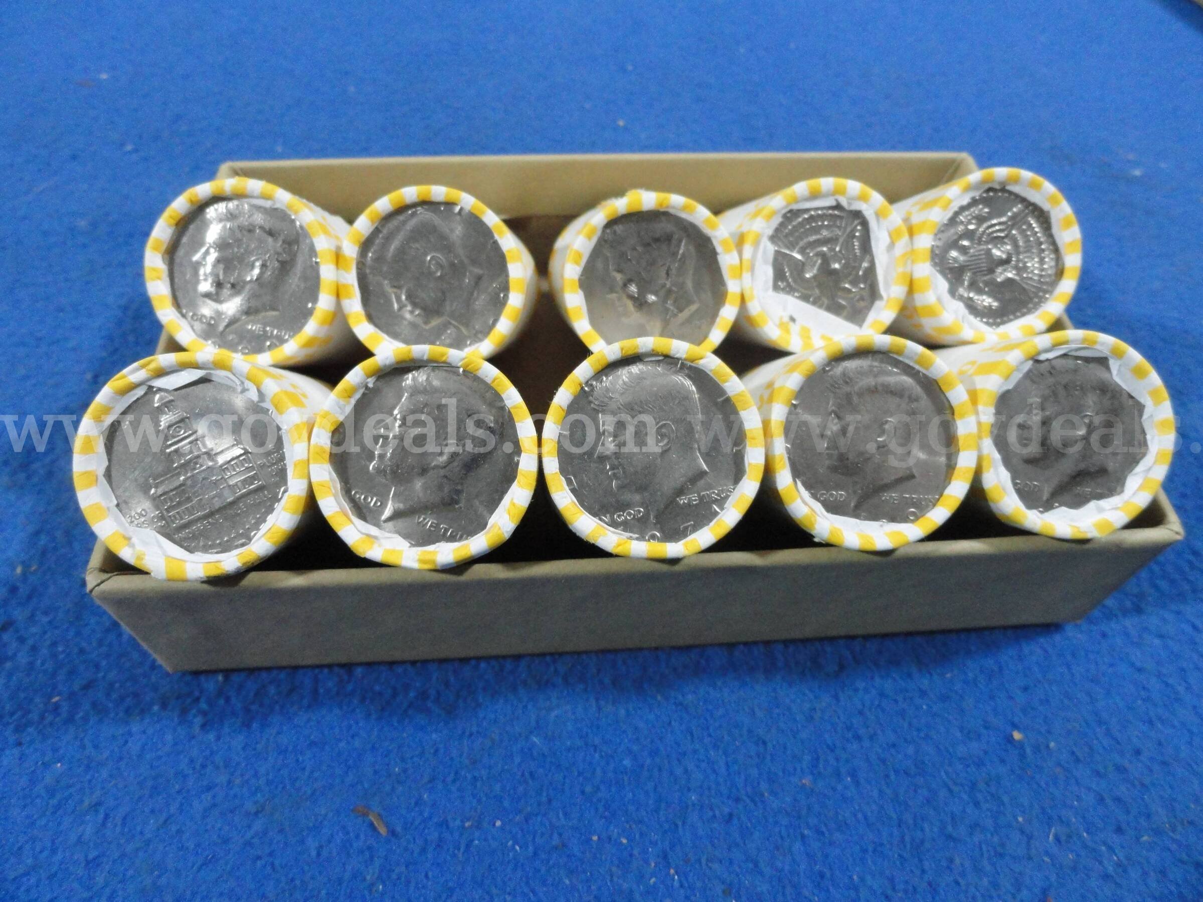 Lot of 200 Kennedy Half Dollars - $100 Face Value Box  200 Government Surplus Auction - Primary Photo