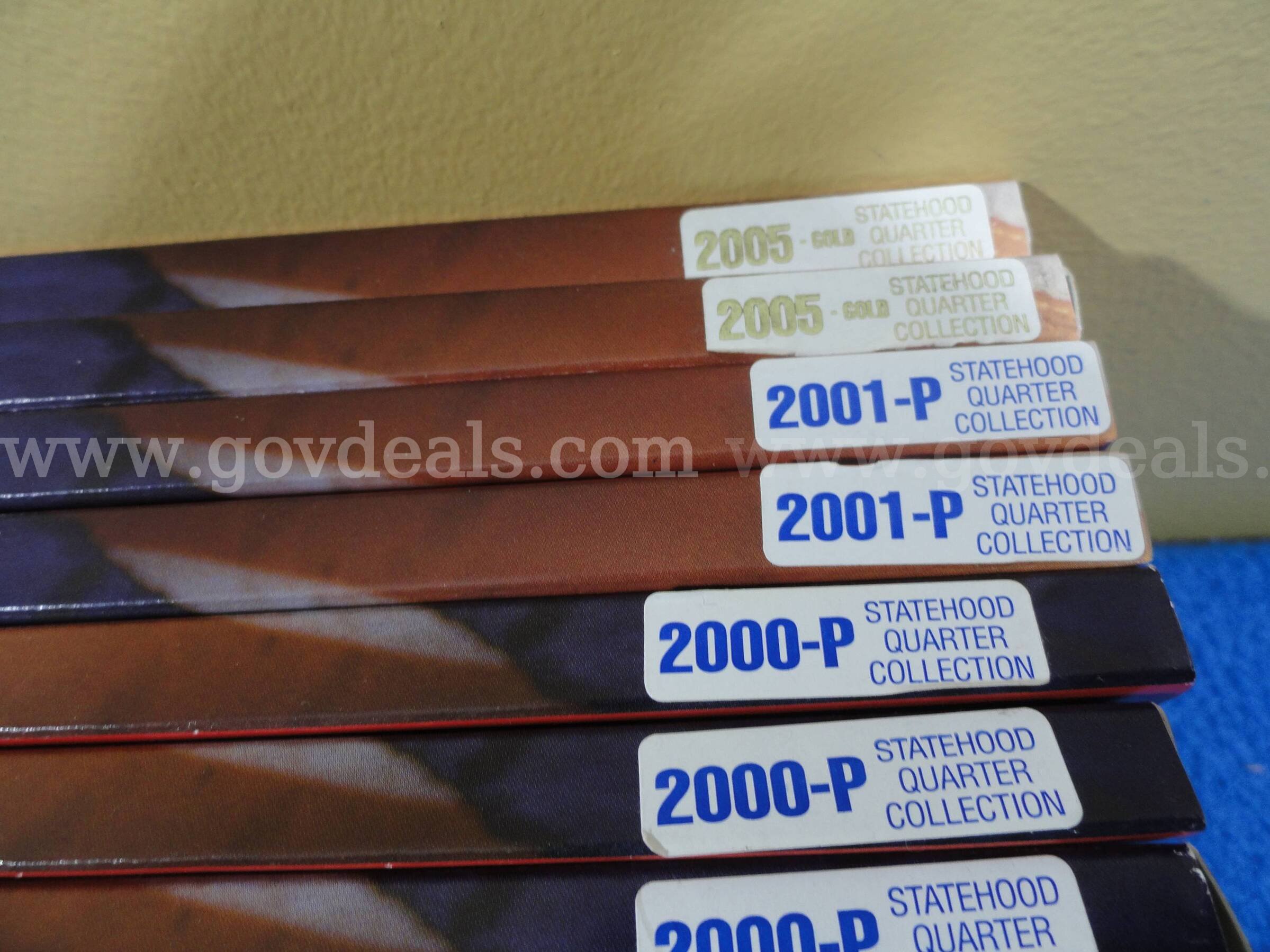 Lot of Statehood Quarter Collection 1999-2001 & 2005 – Multiple P & D Mint Years   Government Surplus Auction - Photo #5