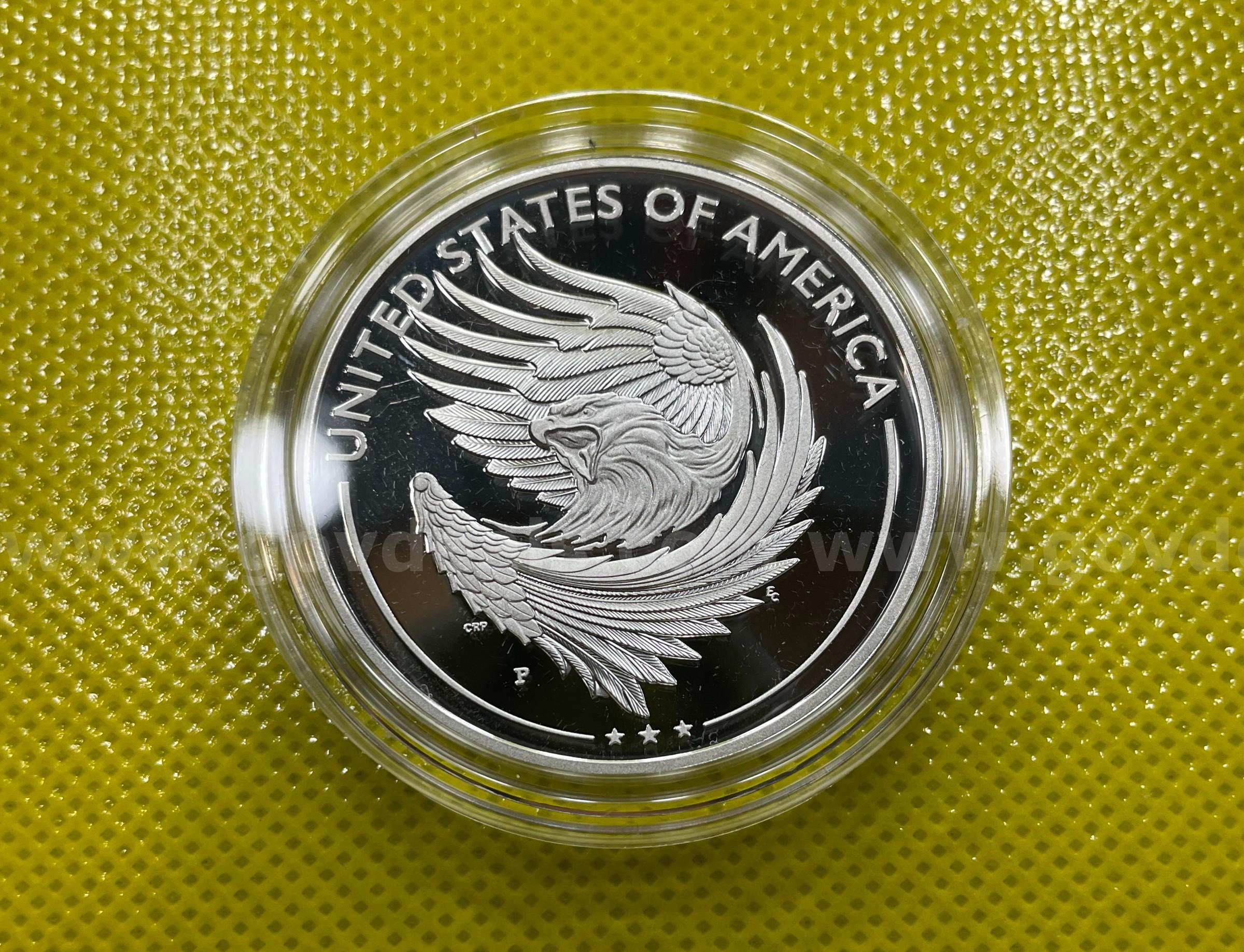 2025 AMERICAN LIBERTY SILVER MEDAL ONE OUNCE 99.9% SILVER PROOF COIN FREE SHIPPING (USA ONLY) L2 ONE OUNCE PROOF SILVER MEDAL Government Surplus Auction - Photo #2