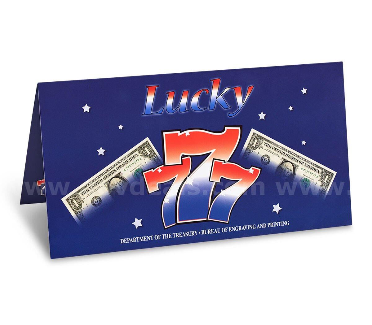 $1 LUCKY 777 NOTE SET GENUINE U.S. ISSUED SEALED & UNCIRCULATED FREE SHIPPING (USA ONLY) LUCKY 777 $1 NOTE SET 777 Government Surplus Auction - Photo #2
