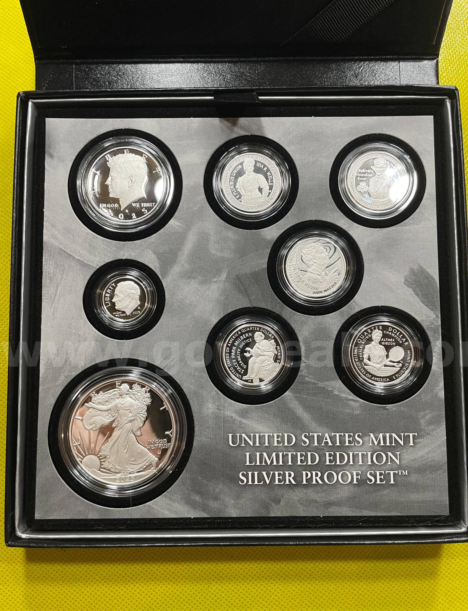 2025 S UNITED STATES LIMITED EDITION SILVER PROOF SET (FREE SHIPPING) USA ONLY