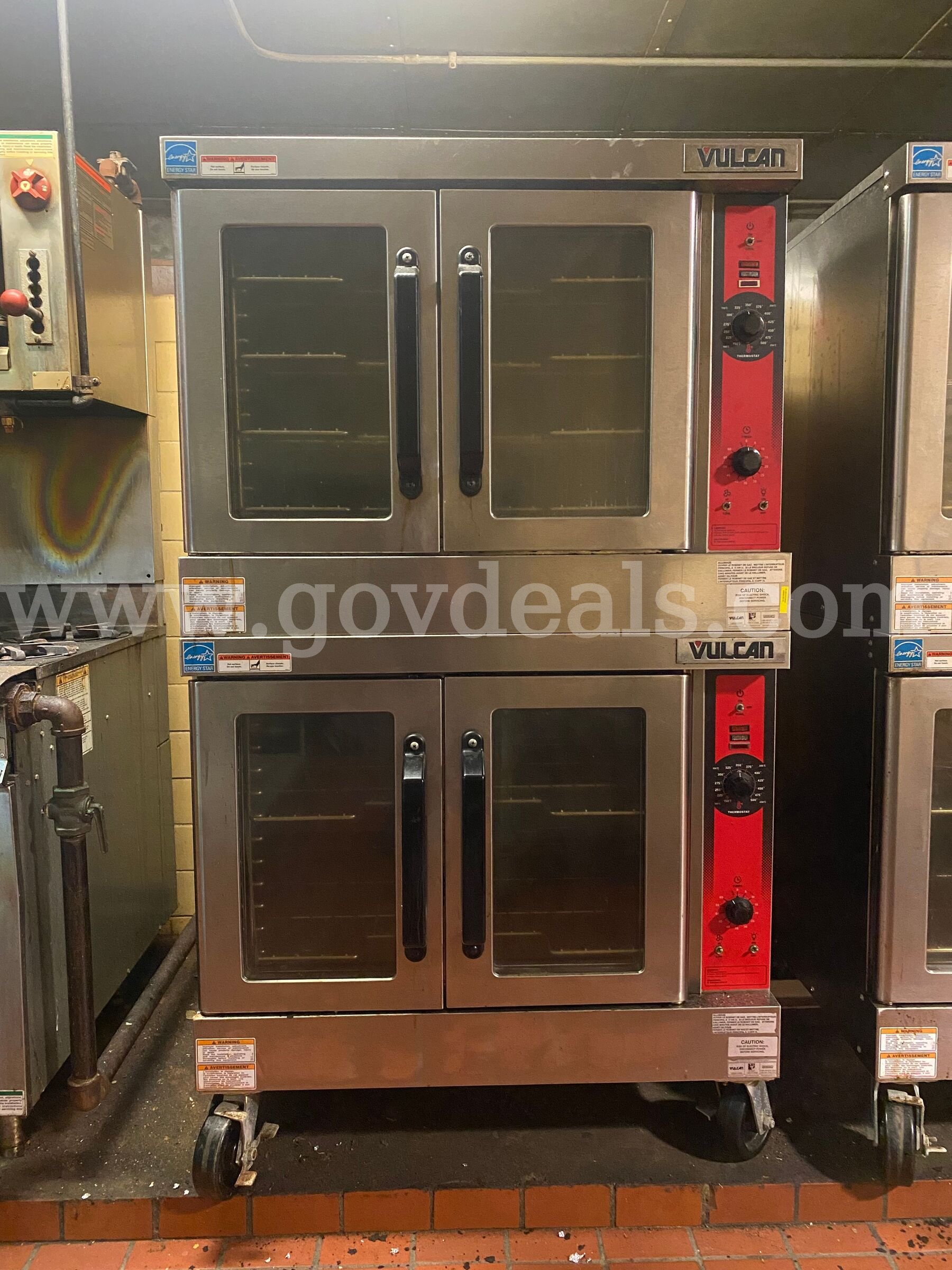 Vulcan VC44GD Double Stack Convection Gas Oven