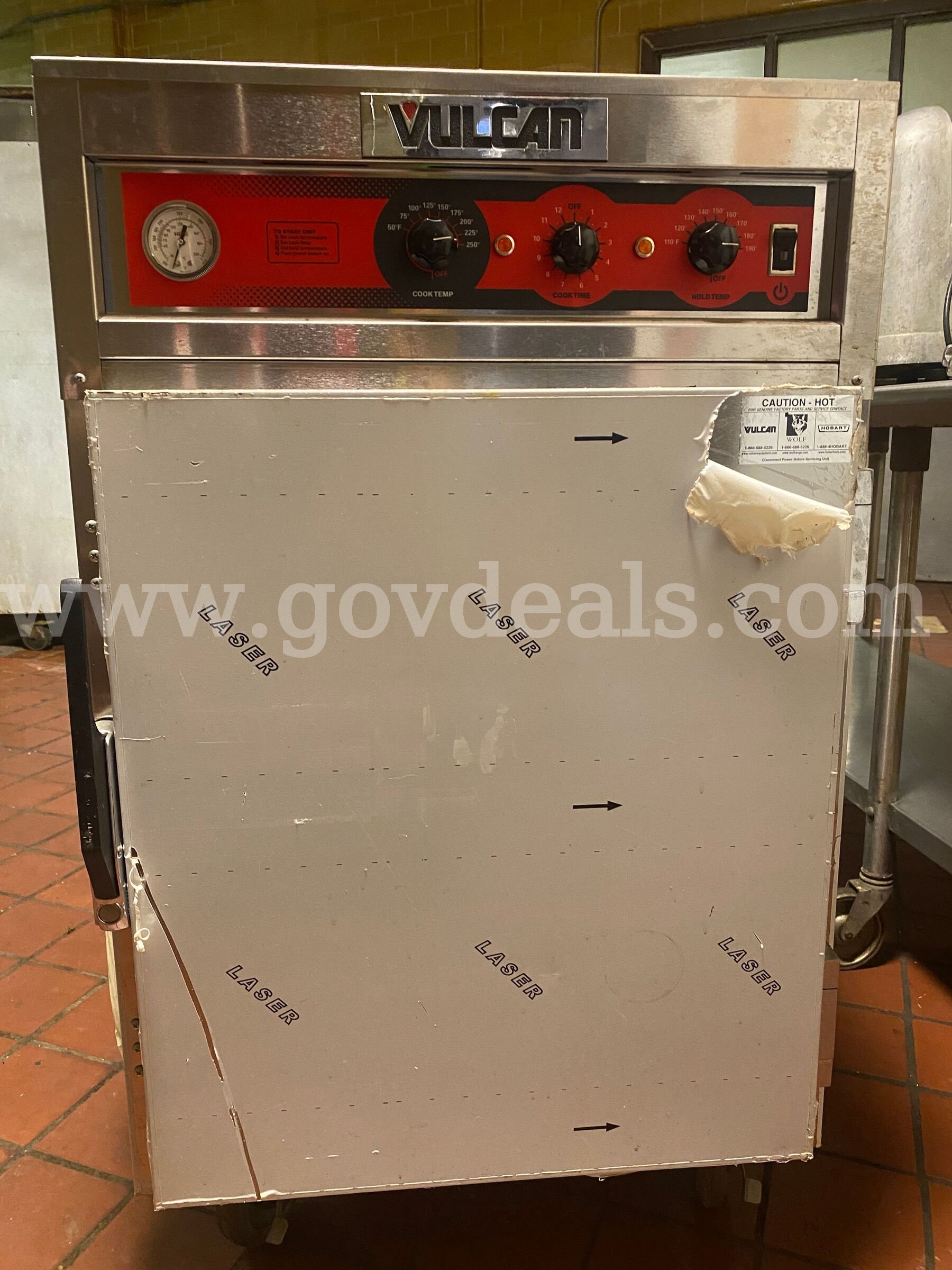 Vulcan VRH8 Food Warmer Vulcan VRH8 Government Surplus Auction - Photo #3