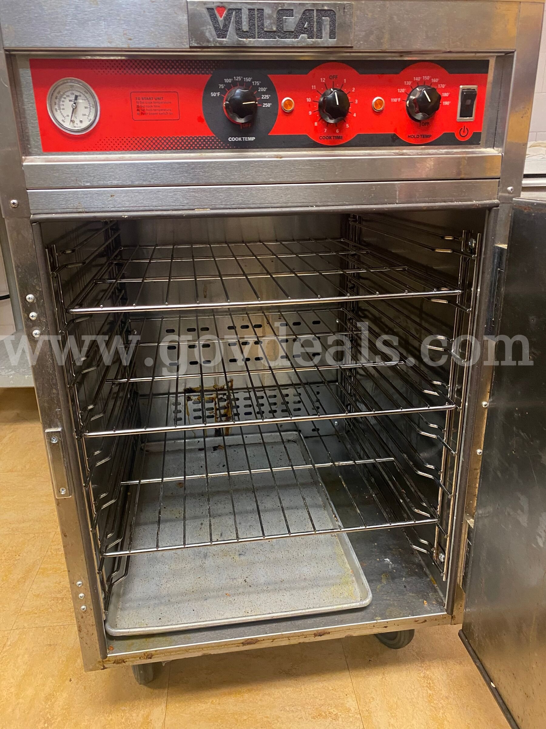 Vulcan VRH8 Food Warmer Vulcan VRH8 Government Surplus Auction - Photo #2