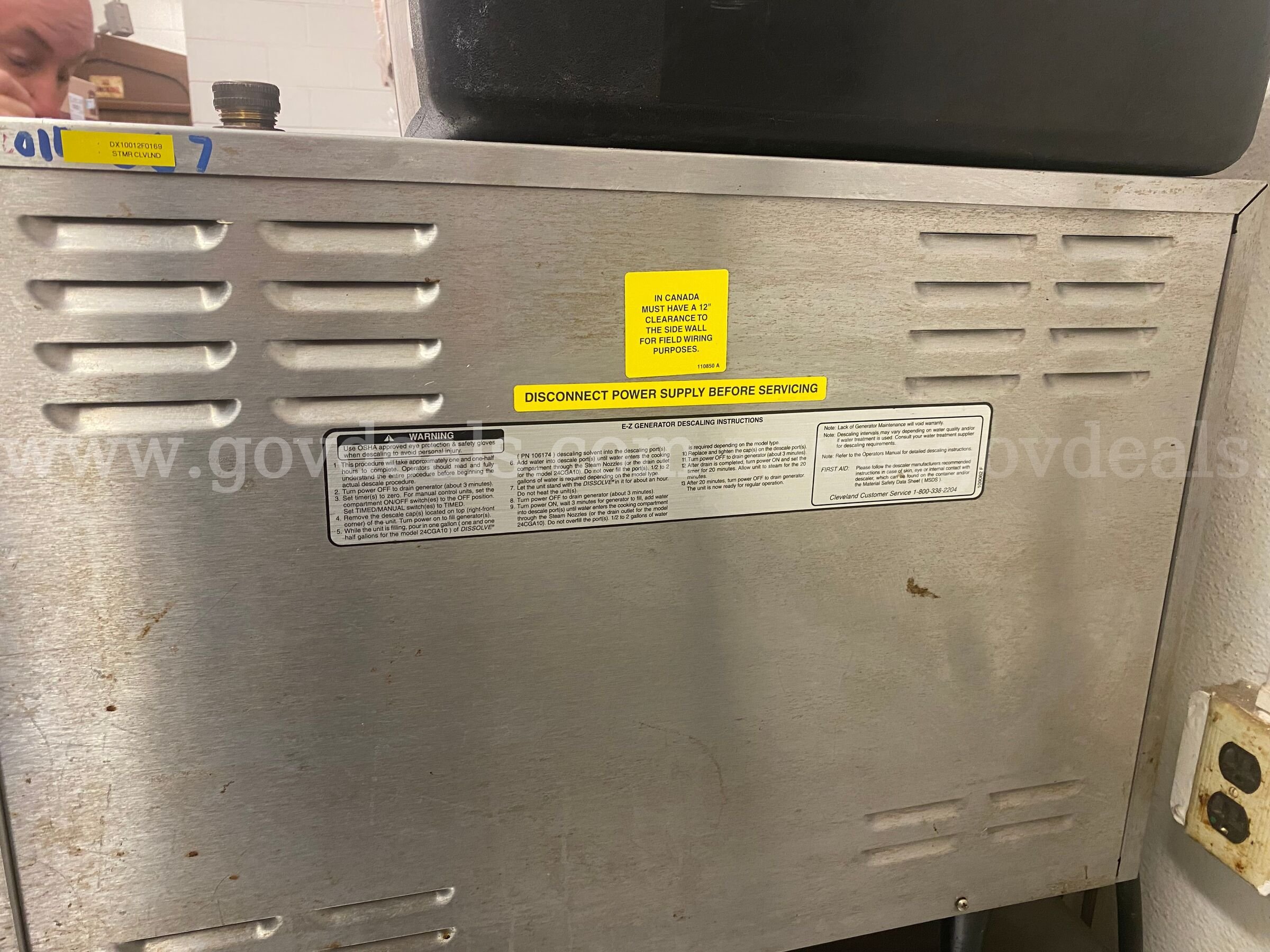 Cleveland 21CET8 SteamCraft Ultra 3   Government Surplus Auction - Photo #2