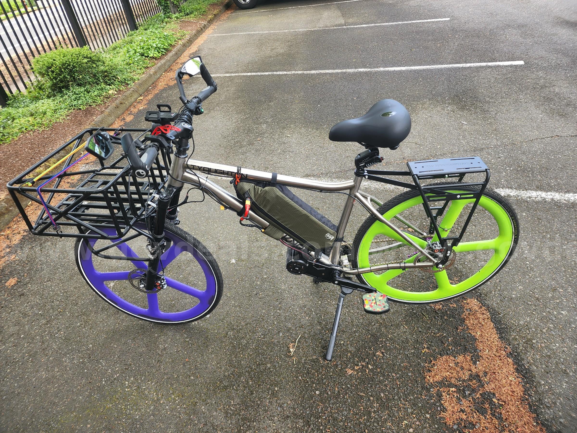 Custom 100% Titanium Cargo E-bike  100 Government Surplus Auction - Primary Photo