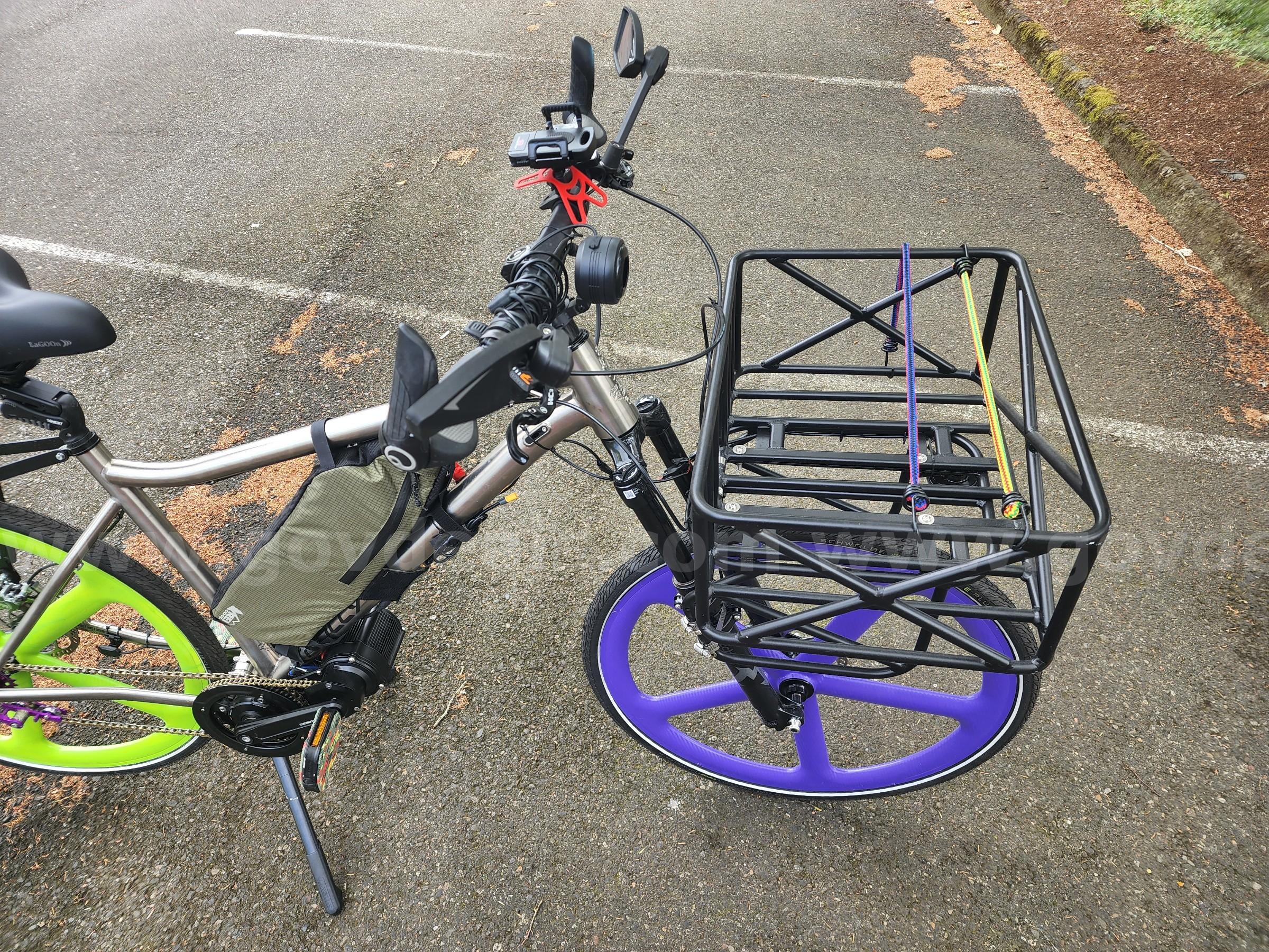 Custom 100% Titanium Cargo E-bike  100 Government Surplus Auction - Photo #2