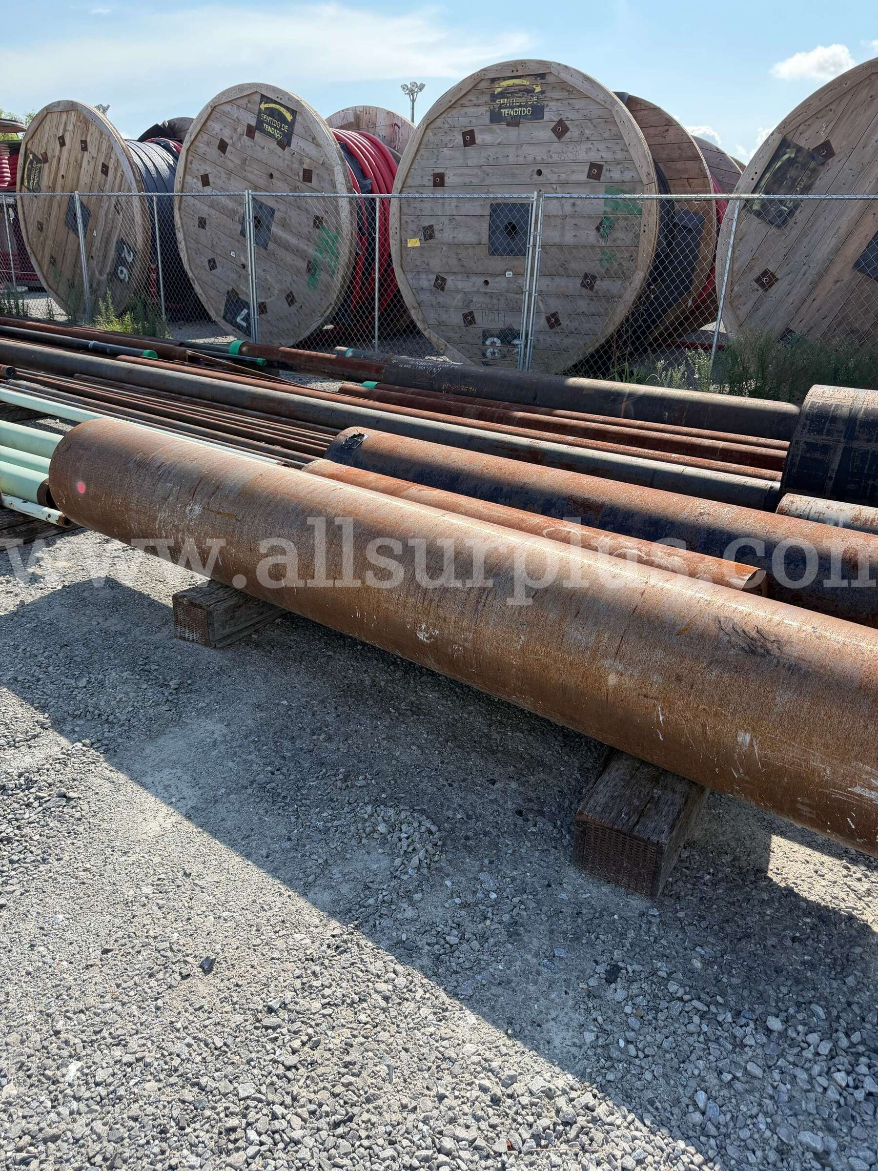 Line Pipe, 1/2in to 30in OD, STD to XXH, A105 CS, Qty 286, Approx 1,662 ft  A105 Government Surplus Auction - Photo #4
