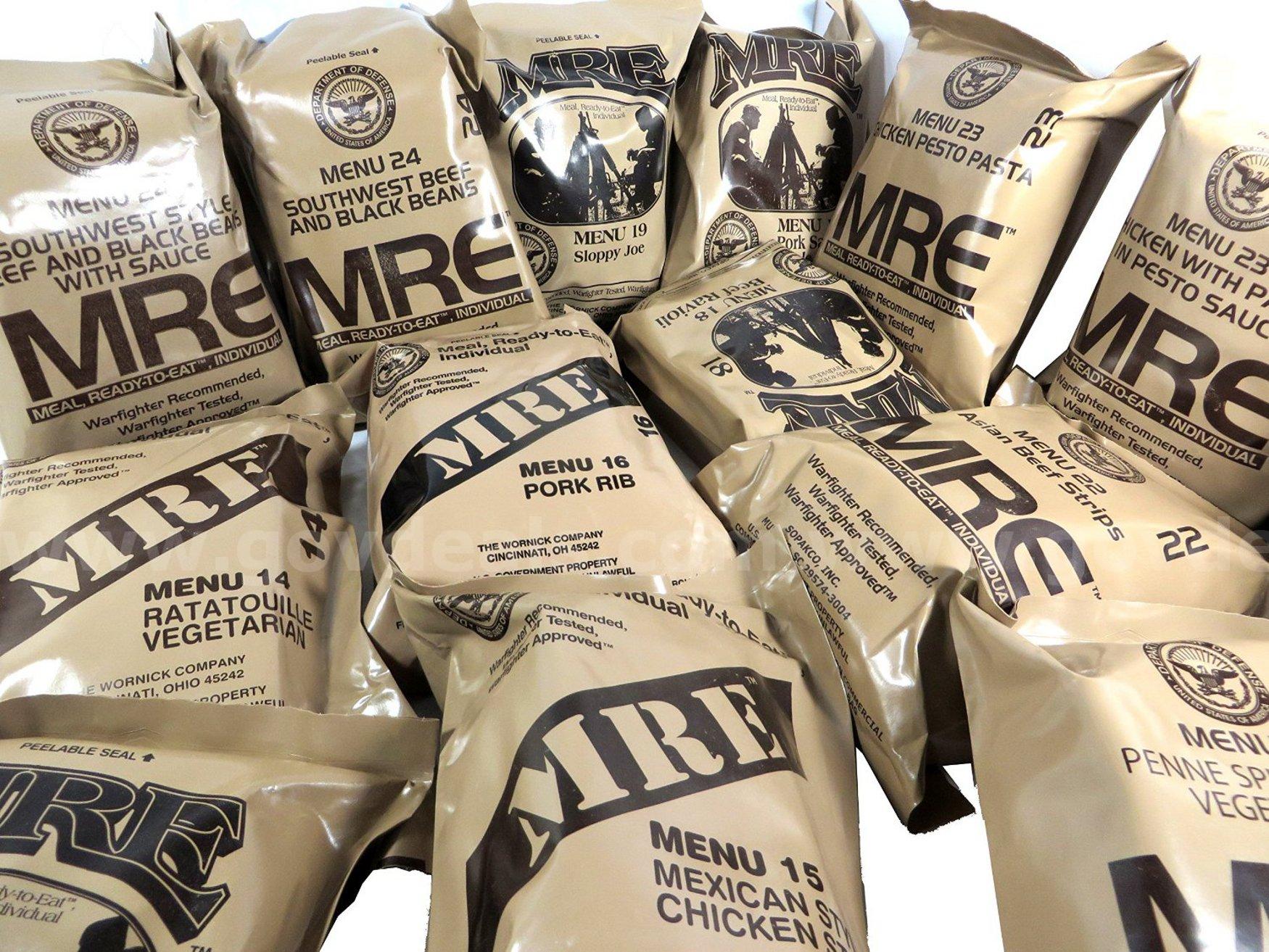 48 Cases of Military Meals Ready to Eat  MRE Case  Government Surplus Auction - Photo #3