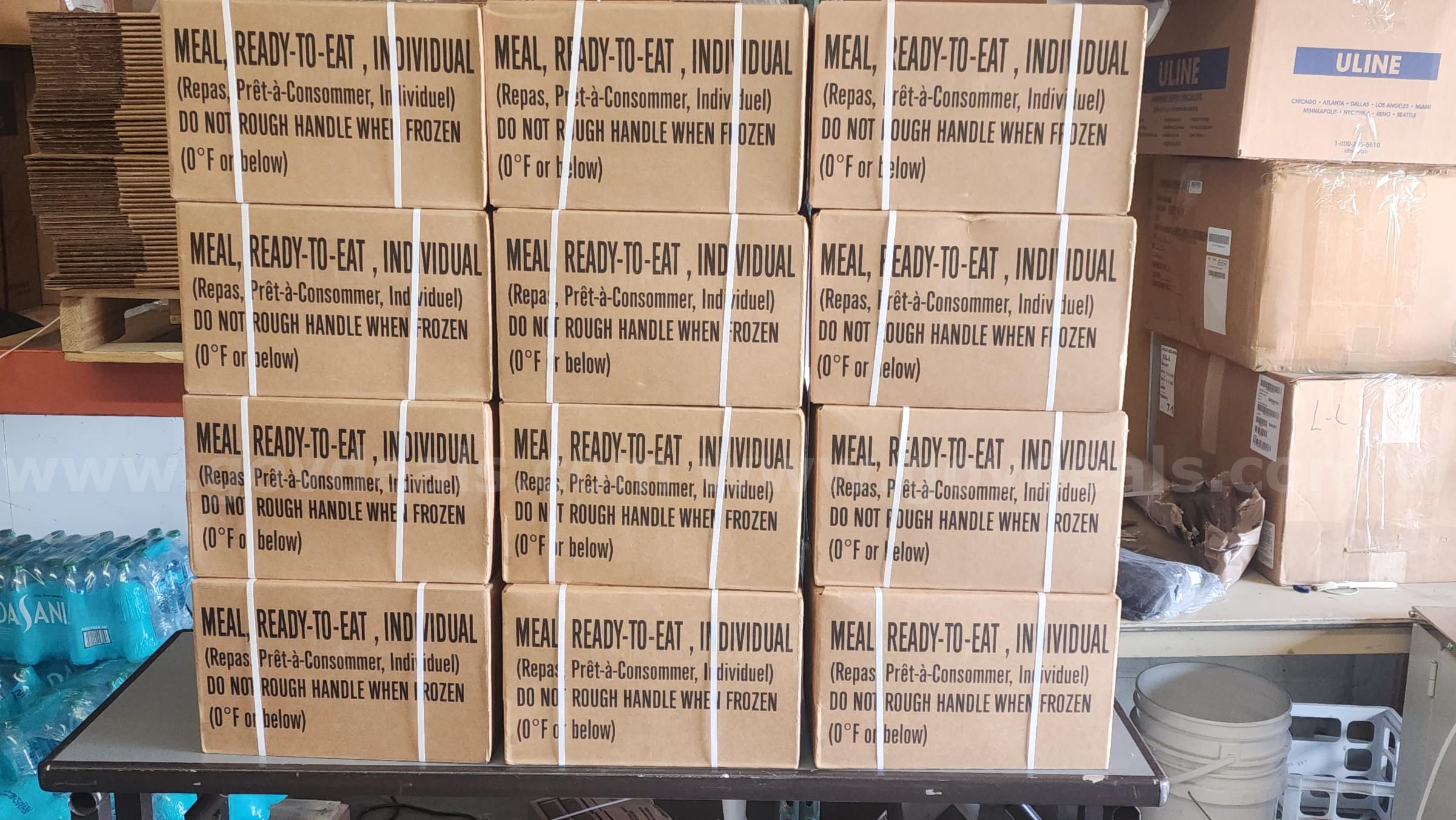 24 Cases Military MRE Meals Ready to Eat