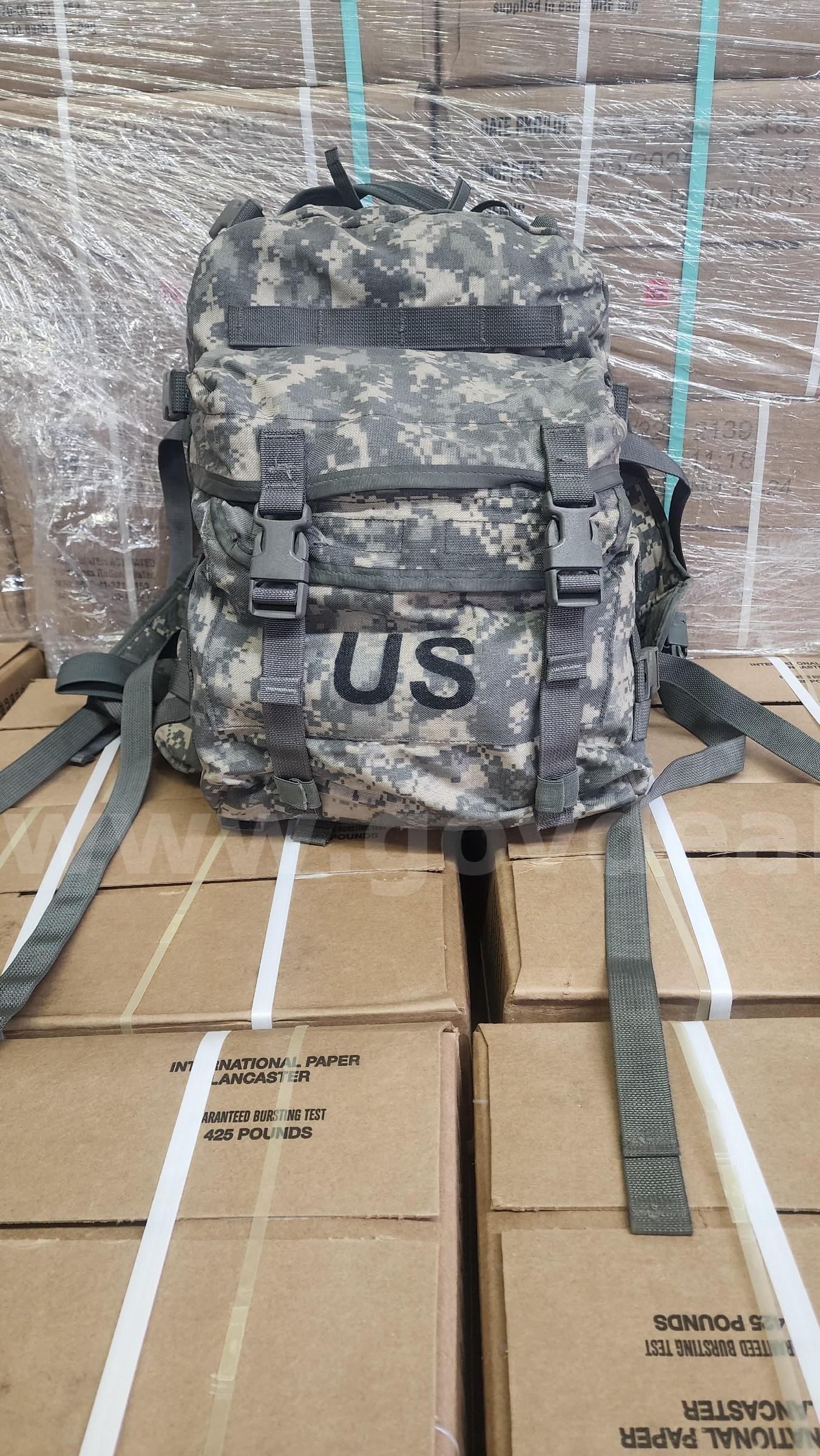 2 Sets of ACU Assault Pack with 12 MRE Military Meals Ready To Eat   Government Surplus Auction - Photo #2