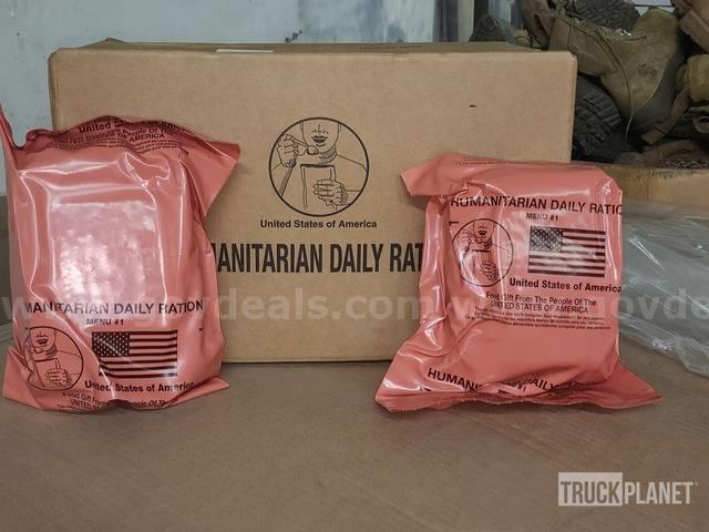 48 Cases Humanitarian Meals Ready to Eat,  MRE Case  Government Surplus Auction - Photo #3