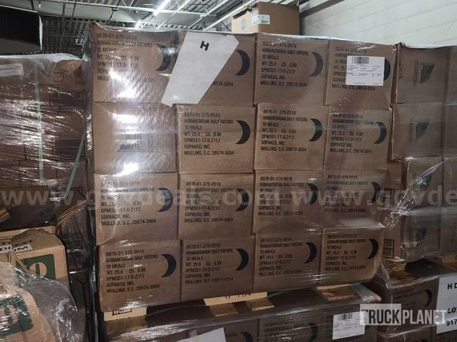 48 Cases Humanitarian Meals Ready to Eat,  MRE Case  Government Surplus Auction - Photo #4