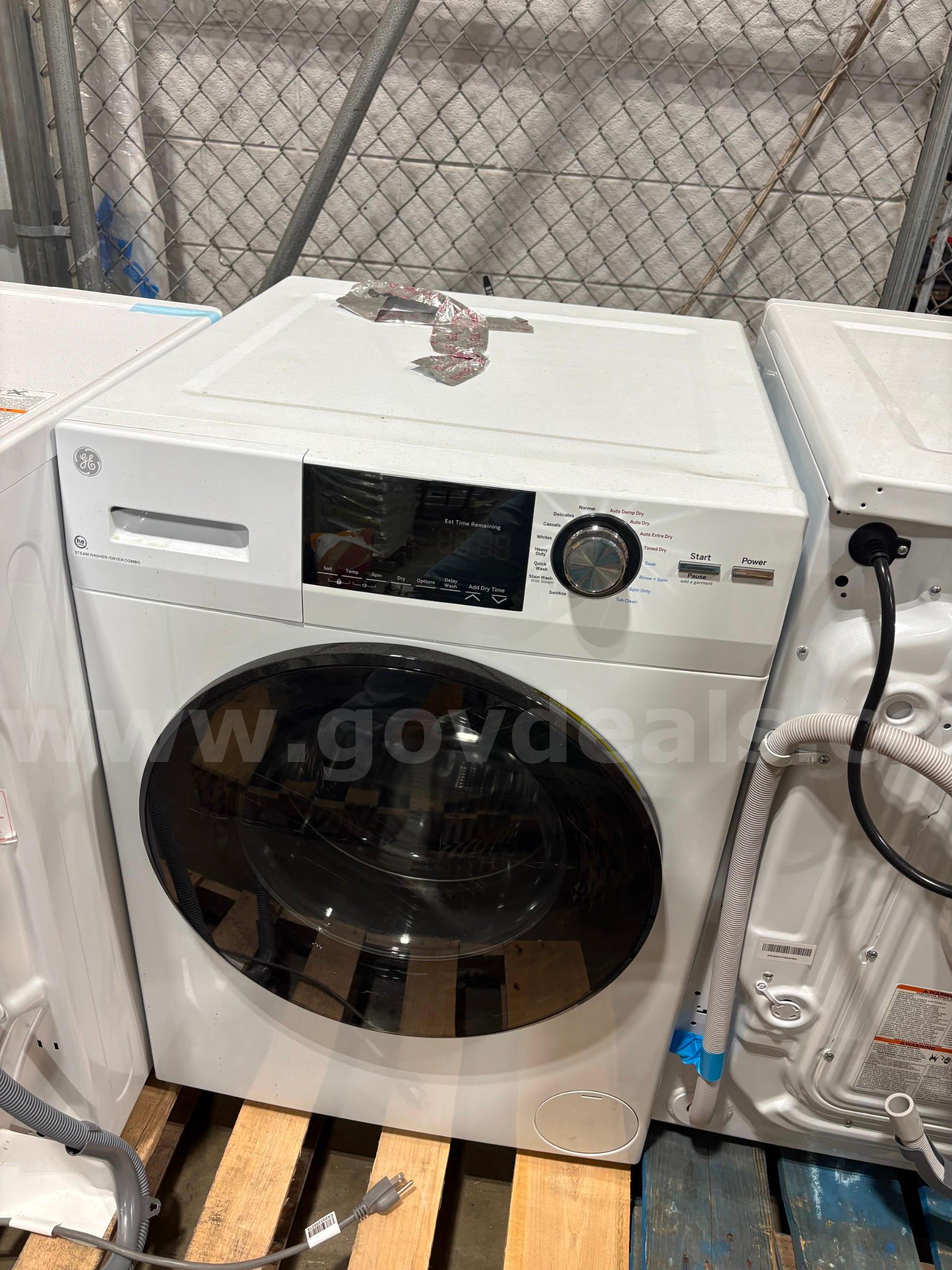 Lot of 5 Washer/Dryer Combo Units General Electric  Government Surplus Auction - Photo #2