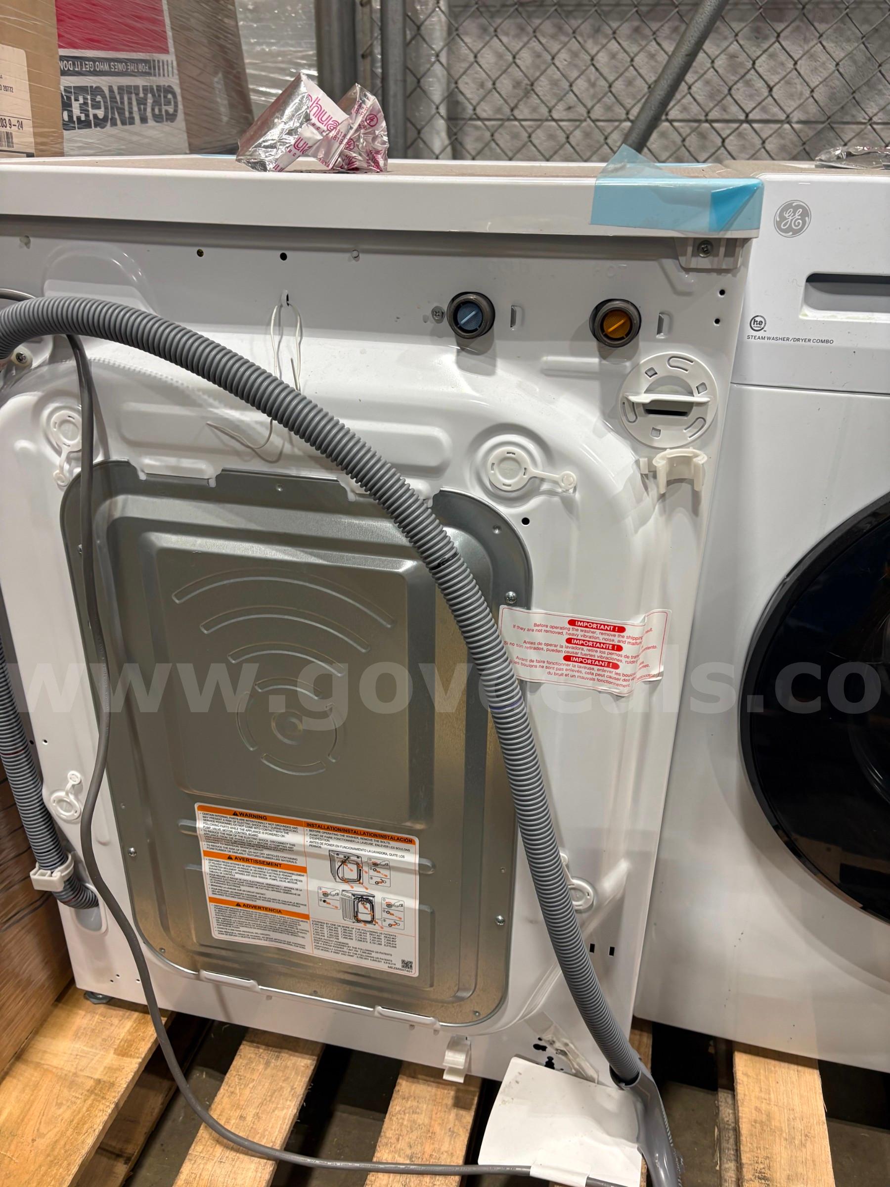 Lot of 5 Washer/Dryer Combo Units General Electric  Government Surplus Auction - Photo #3