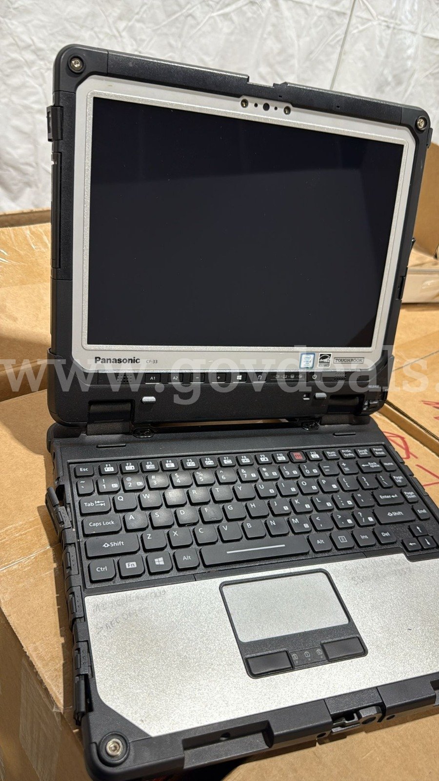 40x Mix Panasonic ToughBook CF-33 Core i5 7300U Panasonic 7300U Government Surplus Auction - Photo #3