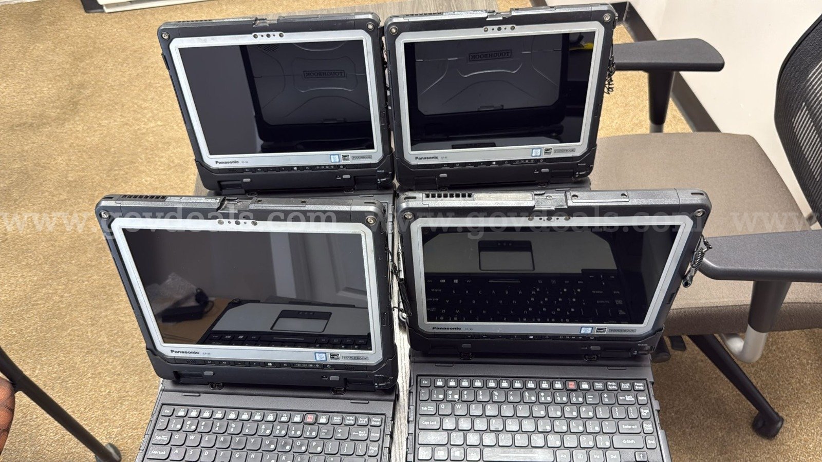 40x Mix Panasonic ToughBook CF-33 Core i5 7300U Panasonic 7300U Government Surplus Auction - Photo #5