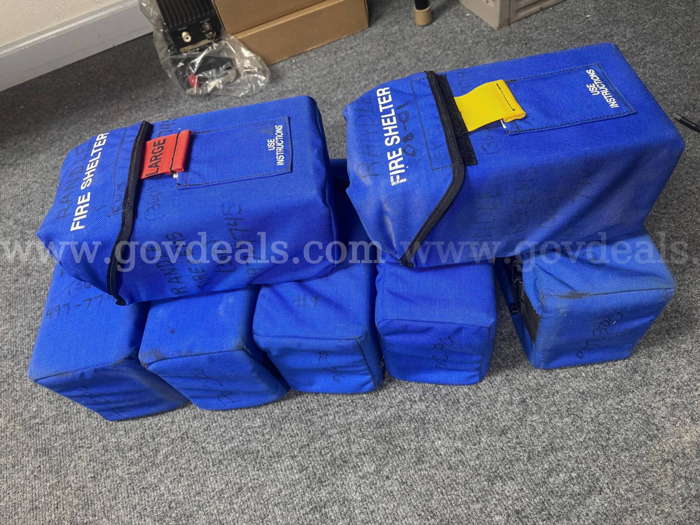 Fire Shelter Lot of 7   Government Surplus Auction - Primary Photo