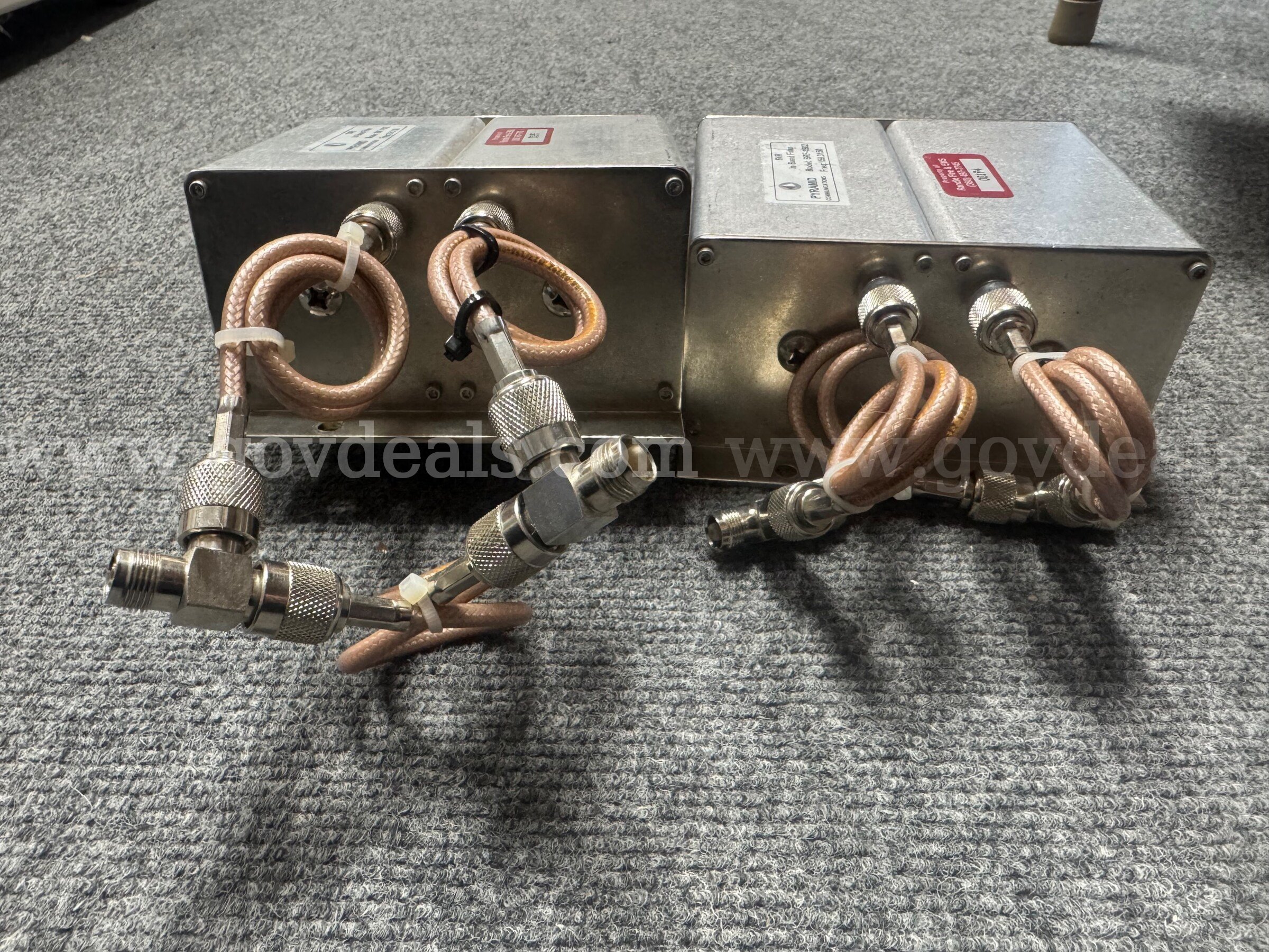 Lot of Pyramid Communications SVR in-band radio filters   Government Surplus Auction - Primary Photo