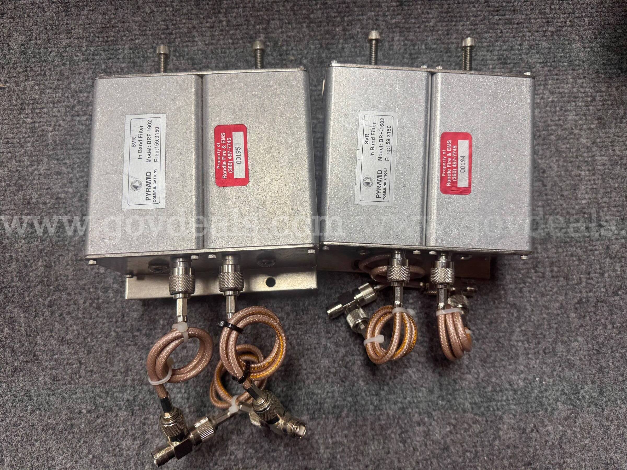 Lot of Pyramid Communications SVR in-band radio filters   Government Surplus Auction - Photo #3