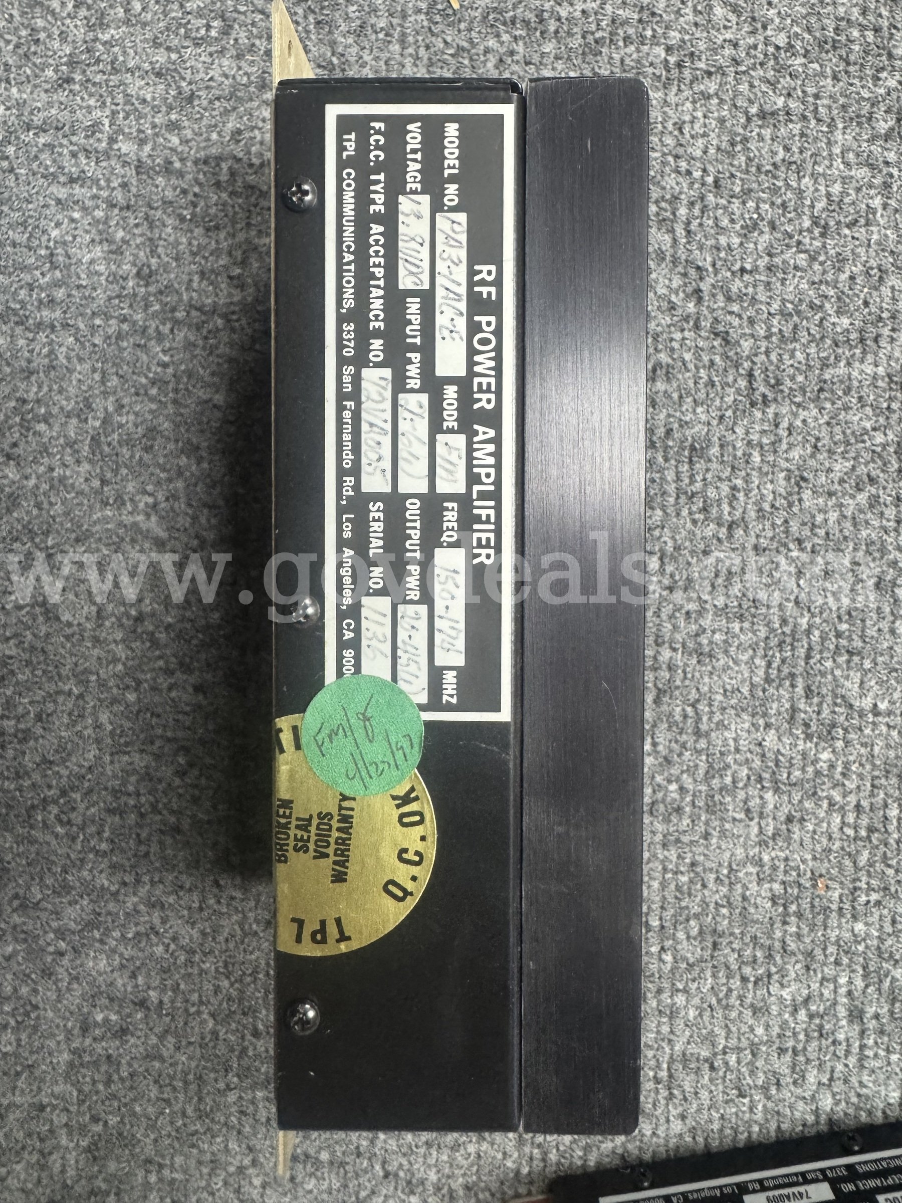 Lot of Pyramid Communications SVR in-band radio filters   Government Surplus Auction - Photo #4