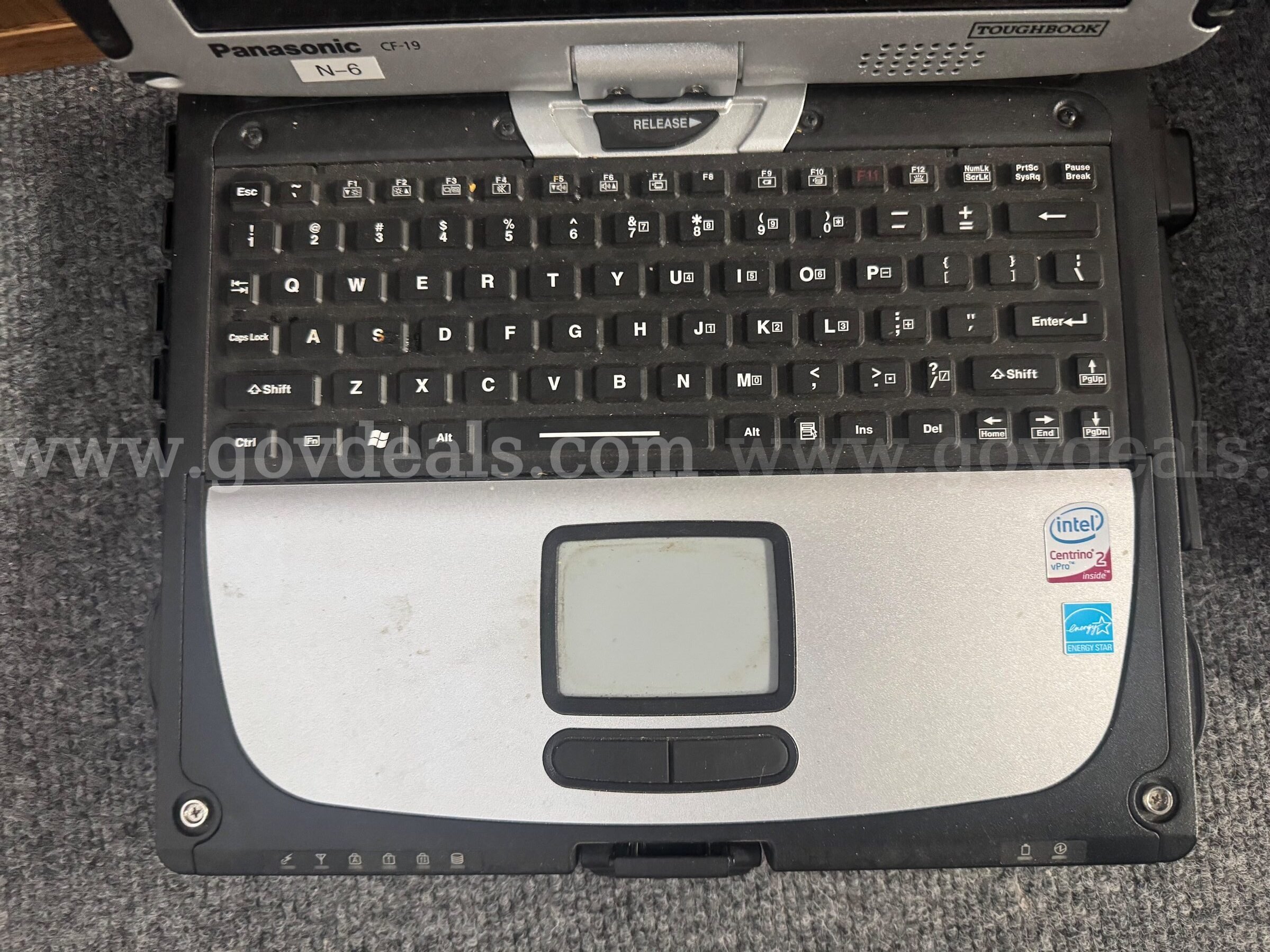Lot of 4 Panasonic Toughbook Laptops Panasonic  Government Surplus Auction - Photo #2