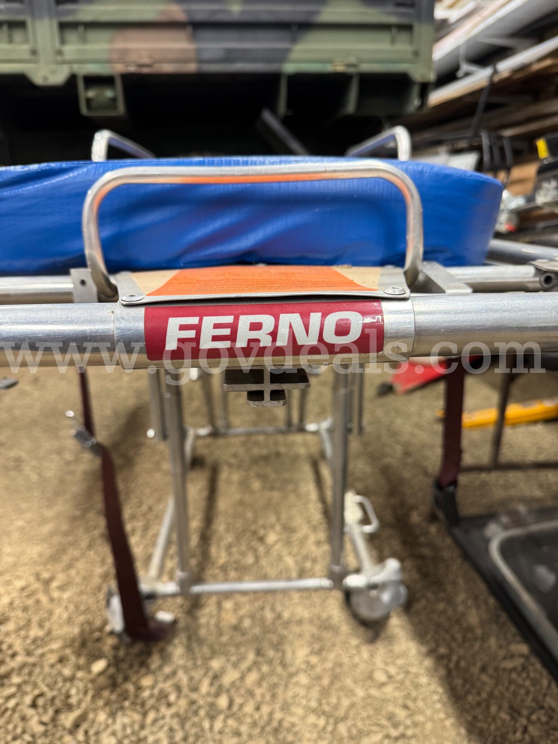 Ferno Ambulance Stretcher (BLUE)   Government Surplus Auction - Photo #2