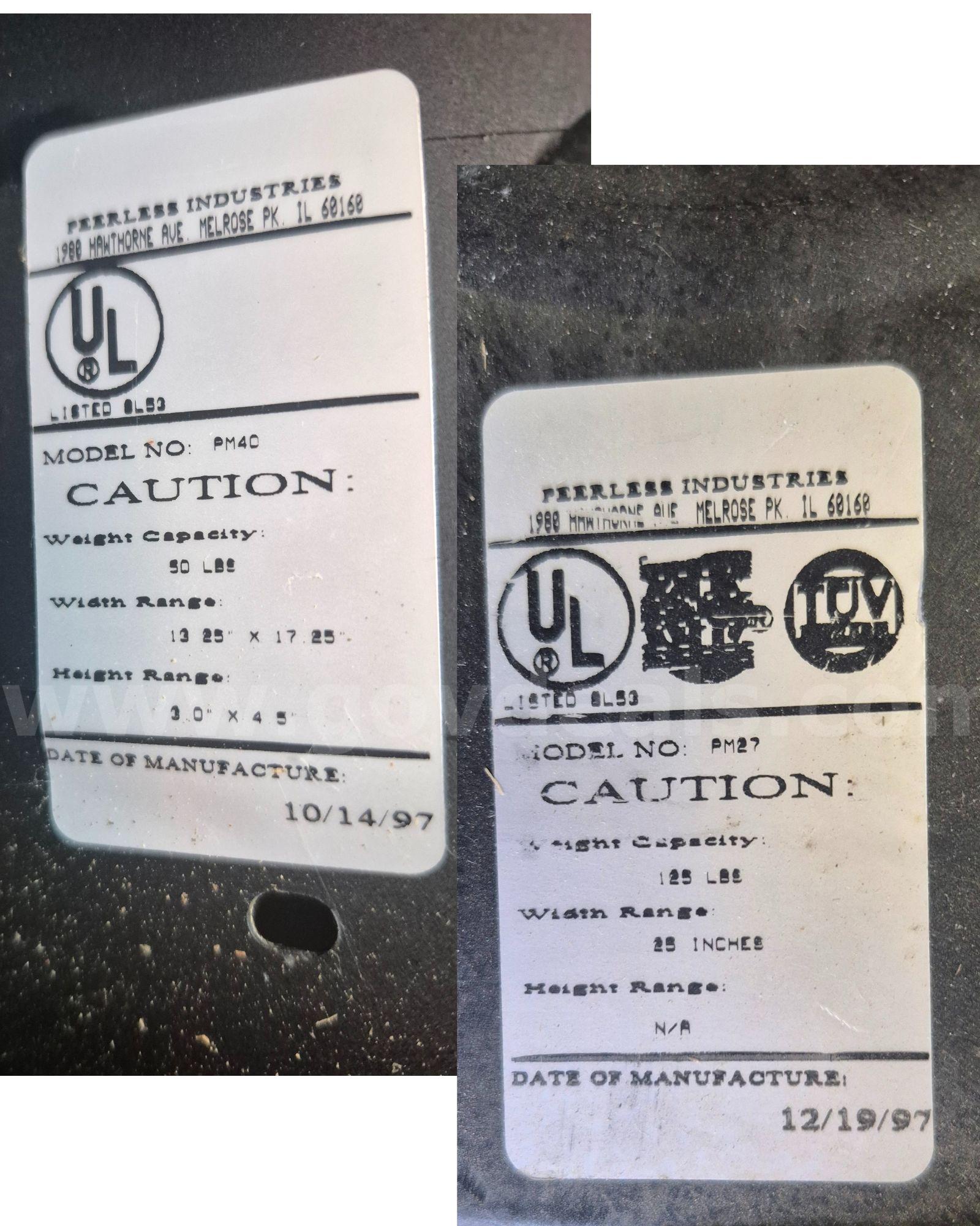 Peerless Laptop Holder for Vehicle- Model #PM4C & #PM27 Peerless Industries #PM4C & #PM27 Government Surplus Auction - Photo #3