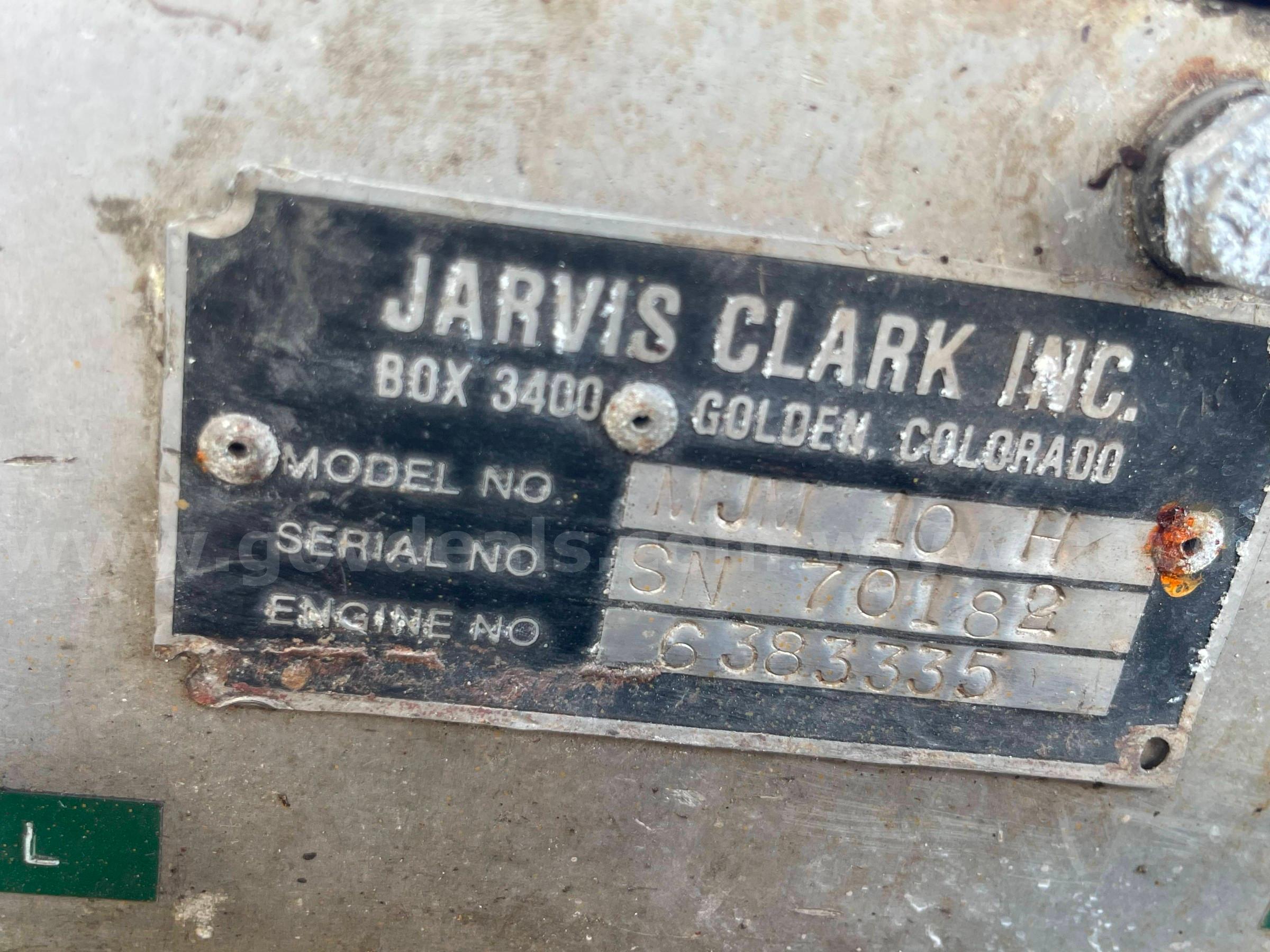 1982 Jarvis Clark MJM 10 H Single Boom Articulated Jumbo Drill-Inoperable Jarvis Clark Inc MJM 10 H Government Surplus Auction - Photo #6