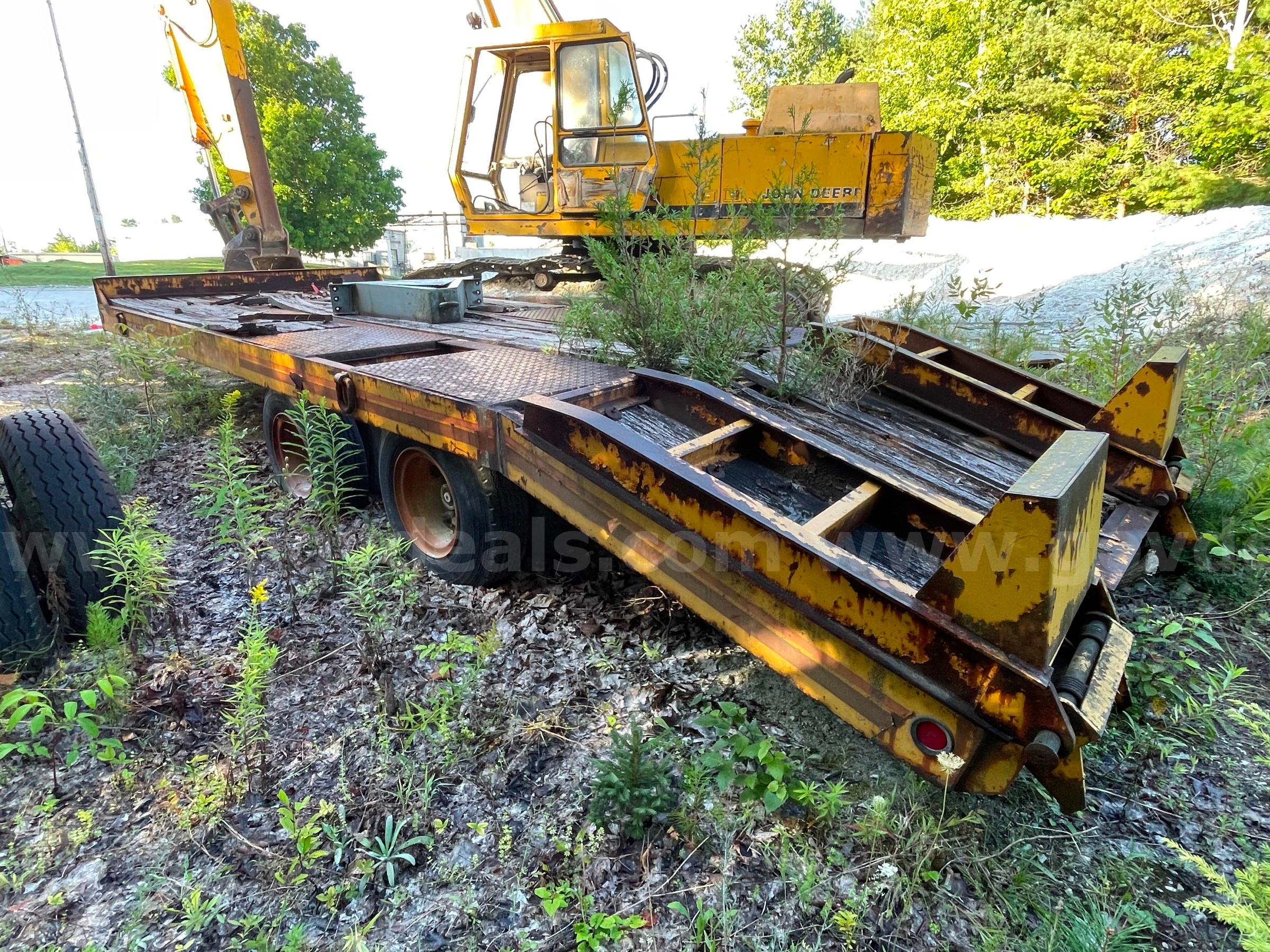 1985 Eager Beaver 20HA T/A Equipment Trailer Eager Beaver 20HA Government Surplus Auction - Photo #2