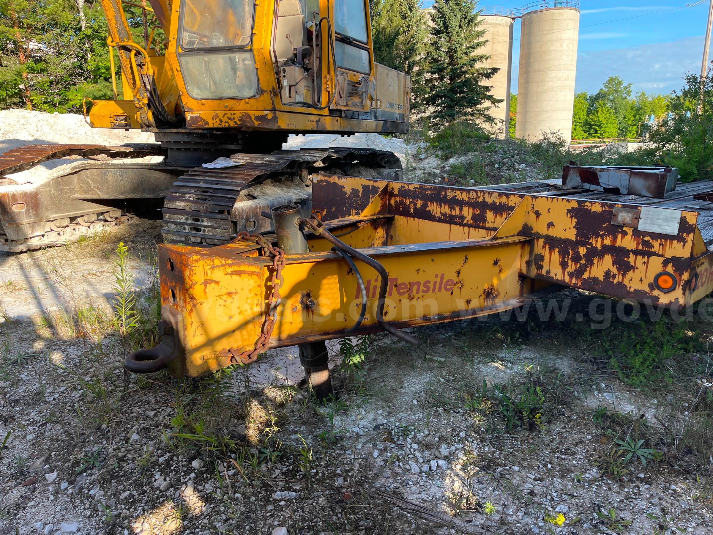 1985 Eager Beaver 20HA T/A Equipment Trailer Eager Beaver 20HA Government Surplus Auction - Photo #4