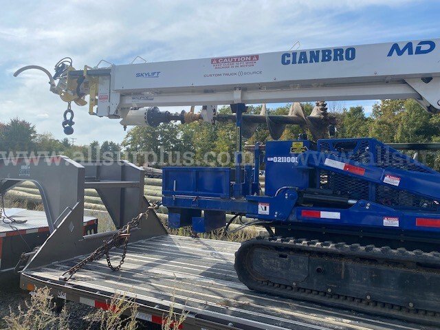 2022 Skylift Super 6000 Low Pro Tracked Digger Derrick, Qty 1 Skylift 6000 Government Surplus Auction - Photo #3