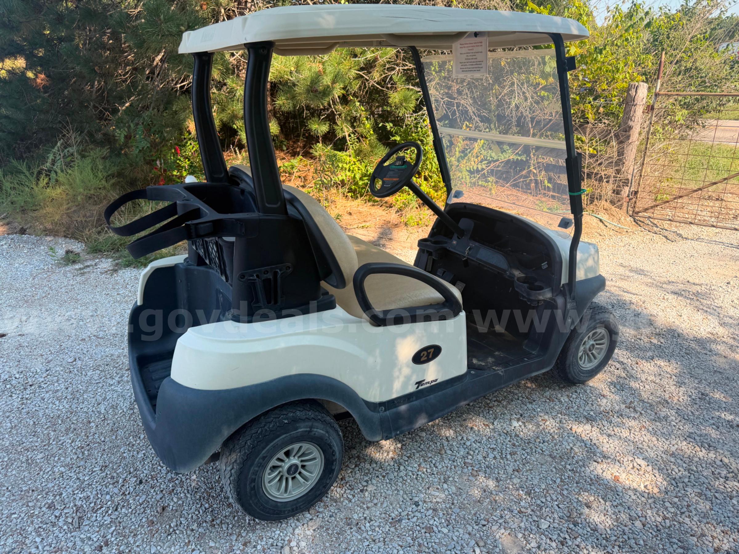 2022 Club Car Golf Cart Electric 48v Ez Go Club Car tempo Government Surplus Auction - Photo #5