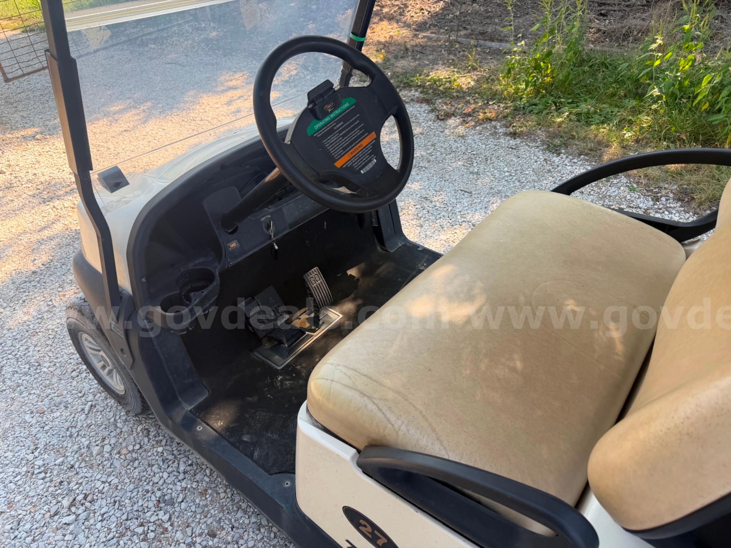 2022 Club Car Golf Cart Electric 48v Ez Go Club Car tempo Government Surplus Auction - Photo #6