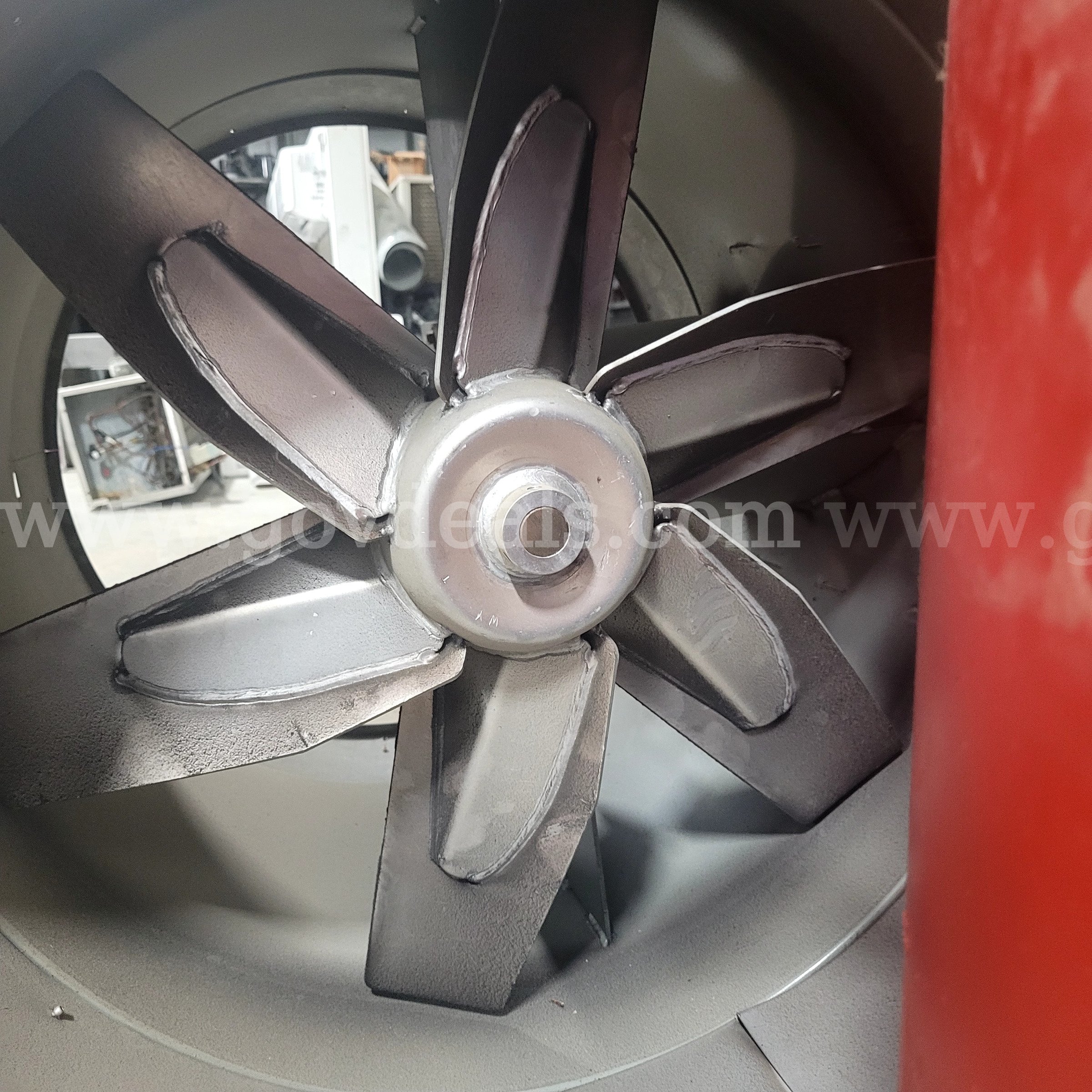 Dayton 24 inch Belt Drive Tubeaxial Fan Dayton 3C411A/3KW97 Government Surplus Auction - Photo #2