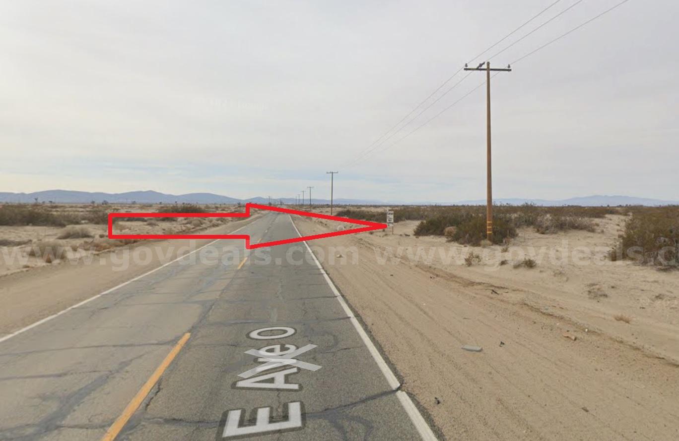 Industrial Vacant Land 2.5 Acres at 110th East and Avenue O, Palmdale CA   Government Surplus Auction - Photo #2