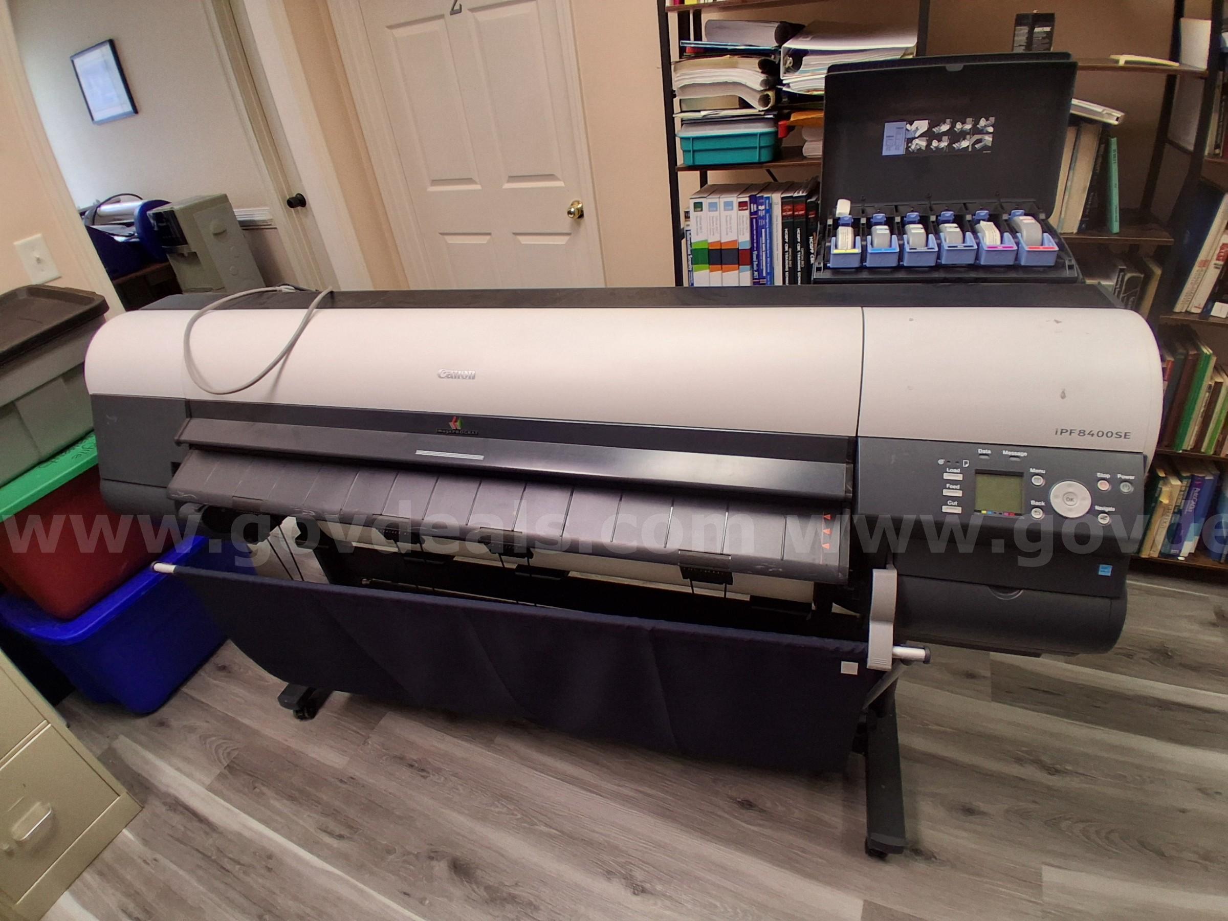 Canon iPF8400SE Commercial Poster Printer Canon iPF8400SE Government Surplus Auction - Photo #2