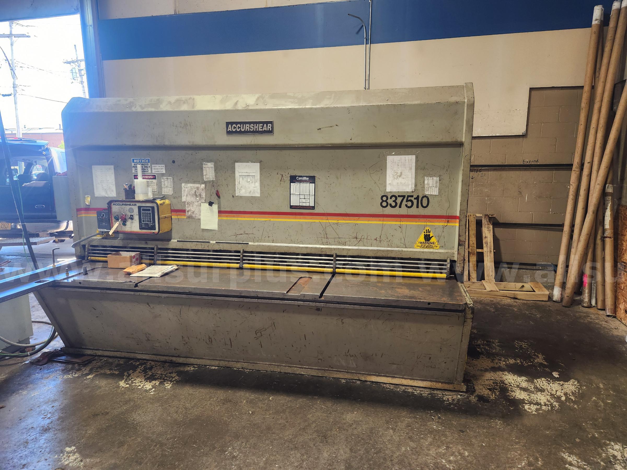 Accurshear 37510 Accurshear 837510 Government Surplus Auction - Photo #2